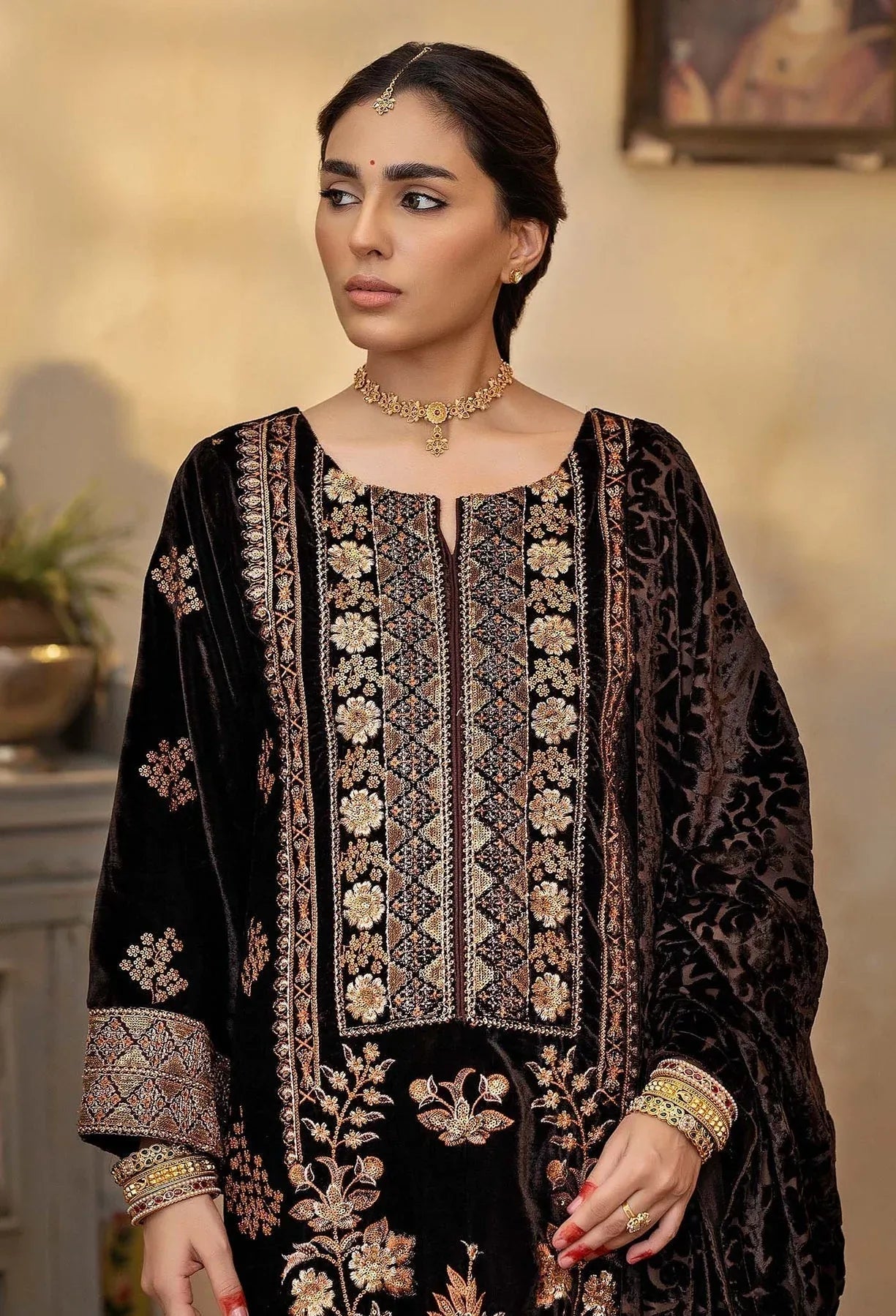 Adans Libas | Plachi Luxury Formals 24 | PLACHI 4445 - Rang-e-Khaas
