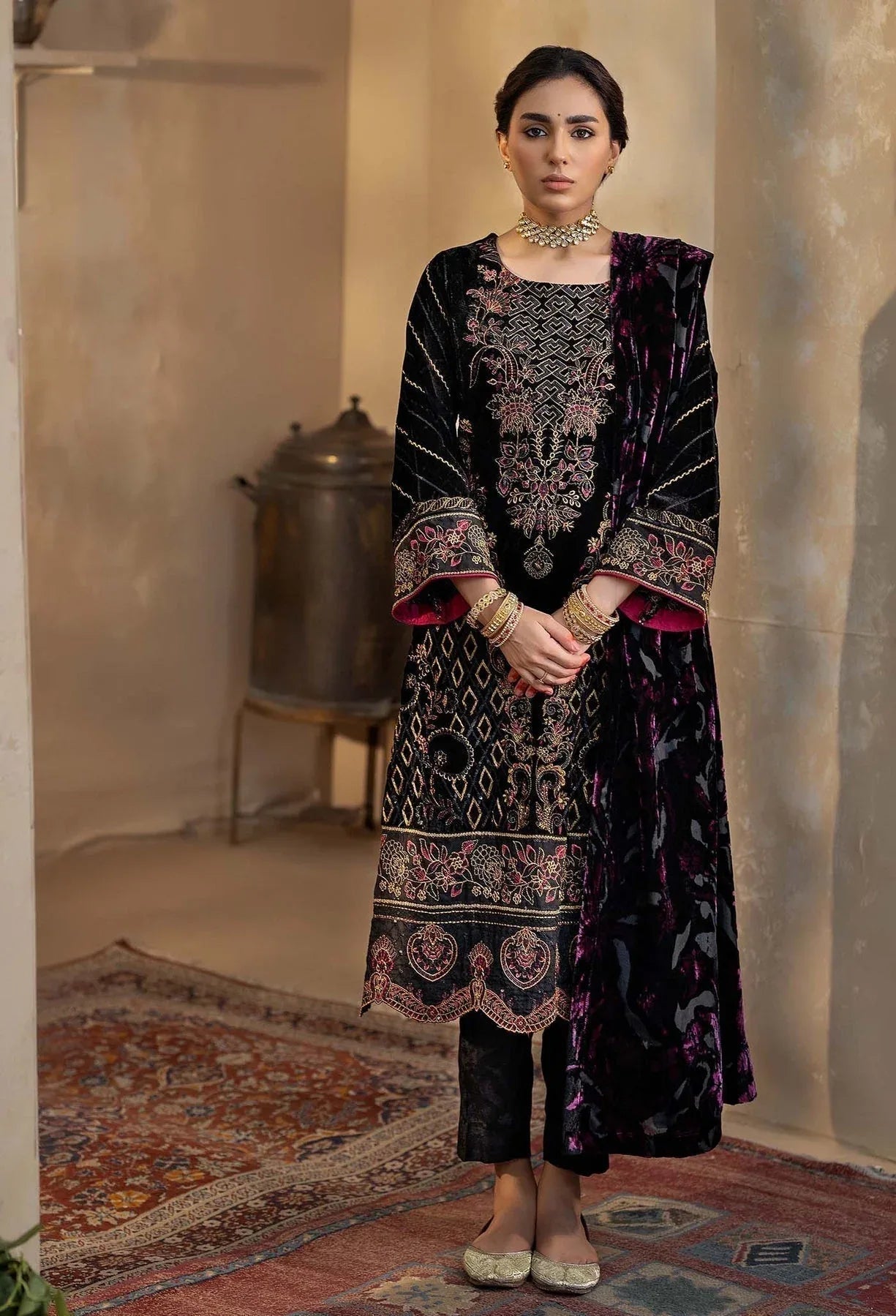 Adans Libas | Plachi Luxury Formals 24 | PLACHI 4447 - Rang-e-Khaas
