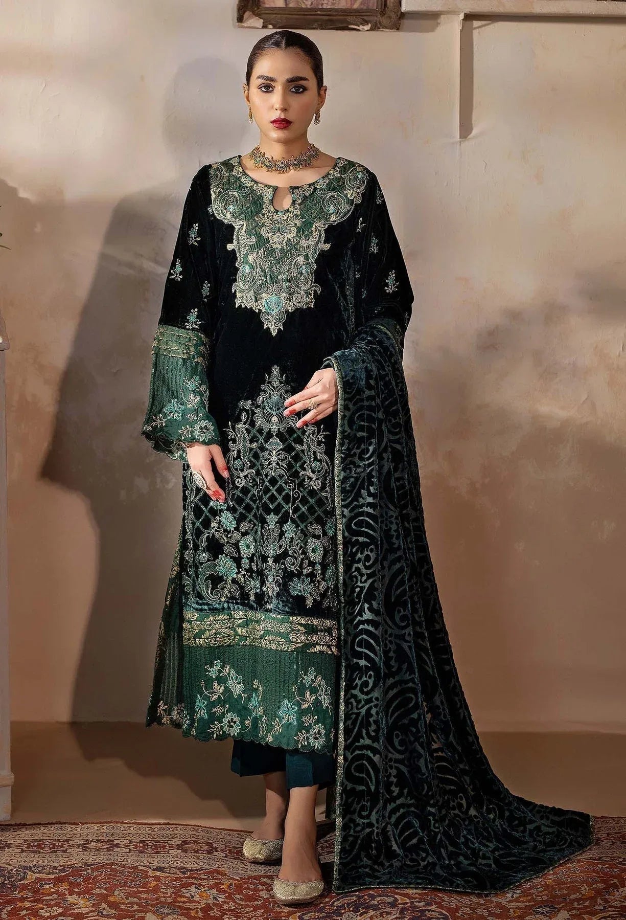 Adans Libas | Plachi Luxury Formals 24 | PLACHI 4444 - Rang-e-Khaas