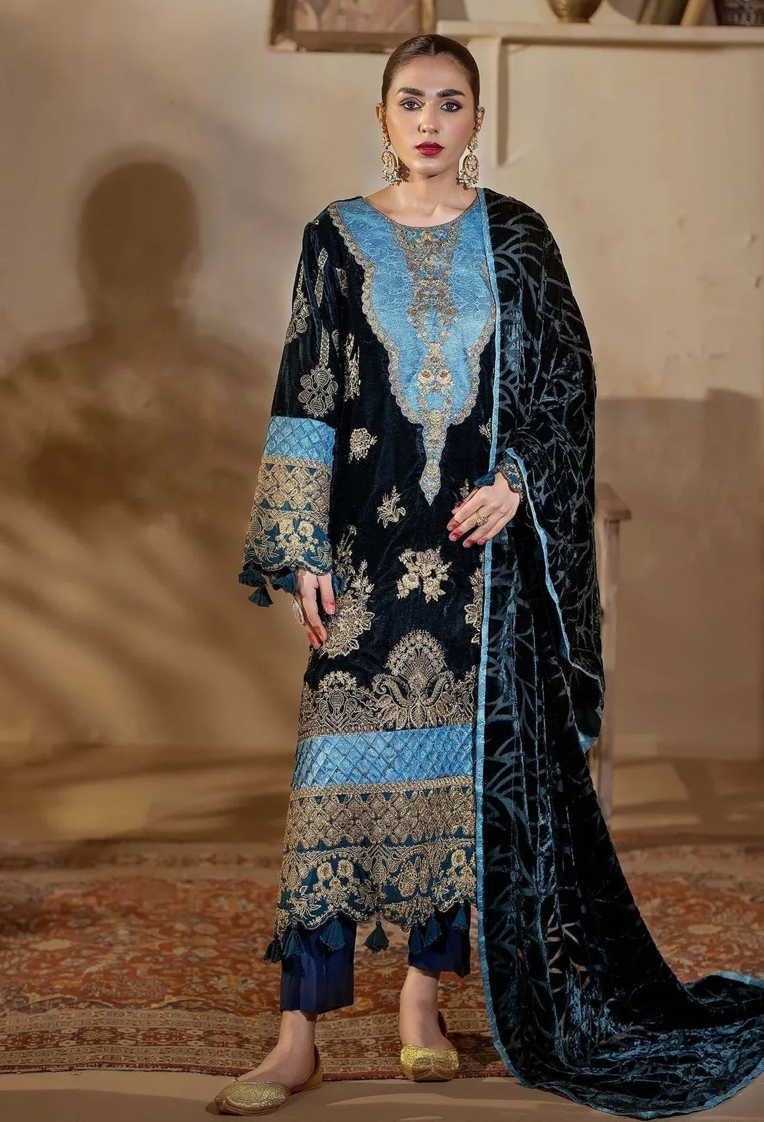 Adans Libas | Plachi Luxury Formals 24 | PLACHI 4446 - Rang-e-Khaas