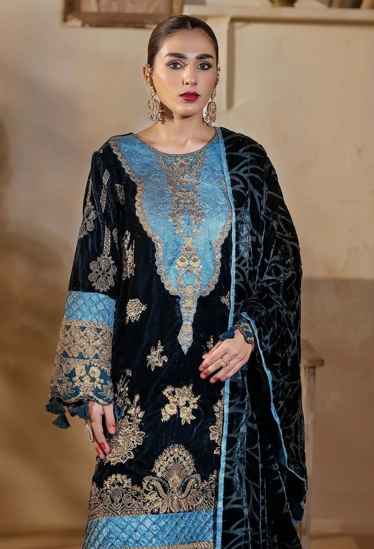 Adans Libas | Plachi Luxury Formals 24 | PLACHI 4446 - Rang-e-Khaas