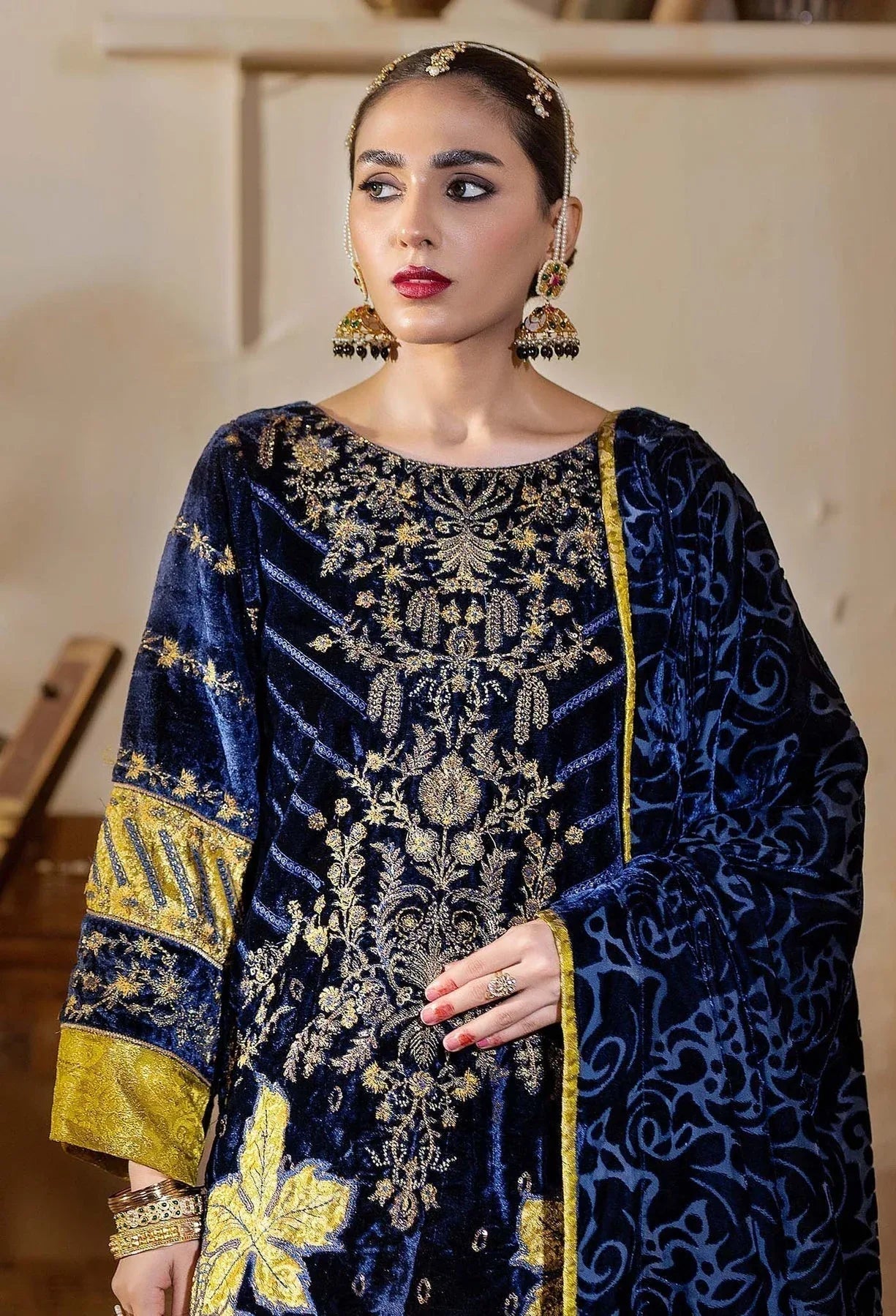 Adans Libas | Plachi Luxury Formals 24 | PLACHI 4448 - Rang-e-Khaas