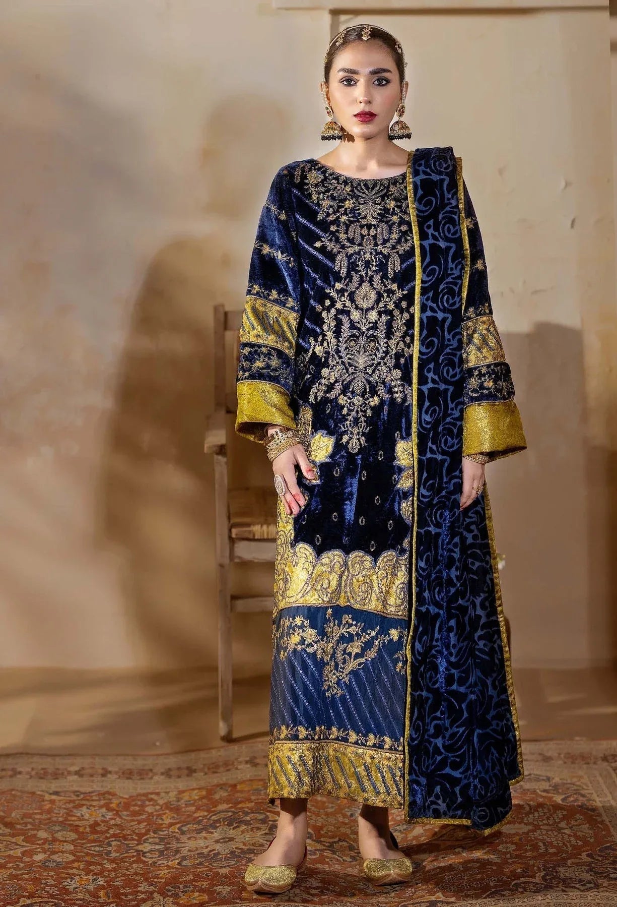 Adans Libas | Plachi Luxury Formals 24 | PLACHI 4448 - Rang-e-Khaas