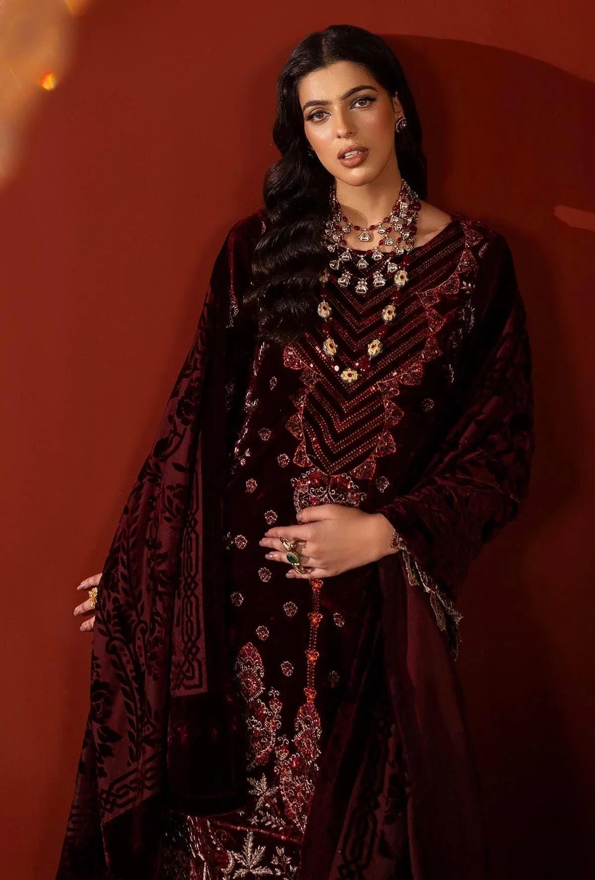 Adans Libas | Plachi Luxury Formals 24 | PLACHI 1410 - Rang-e-Khaas