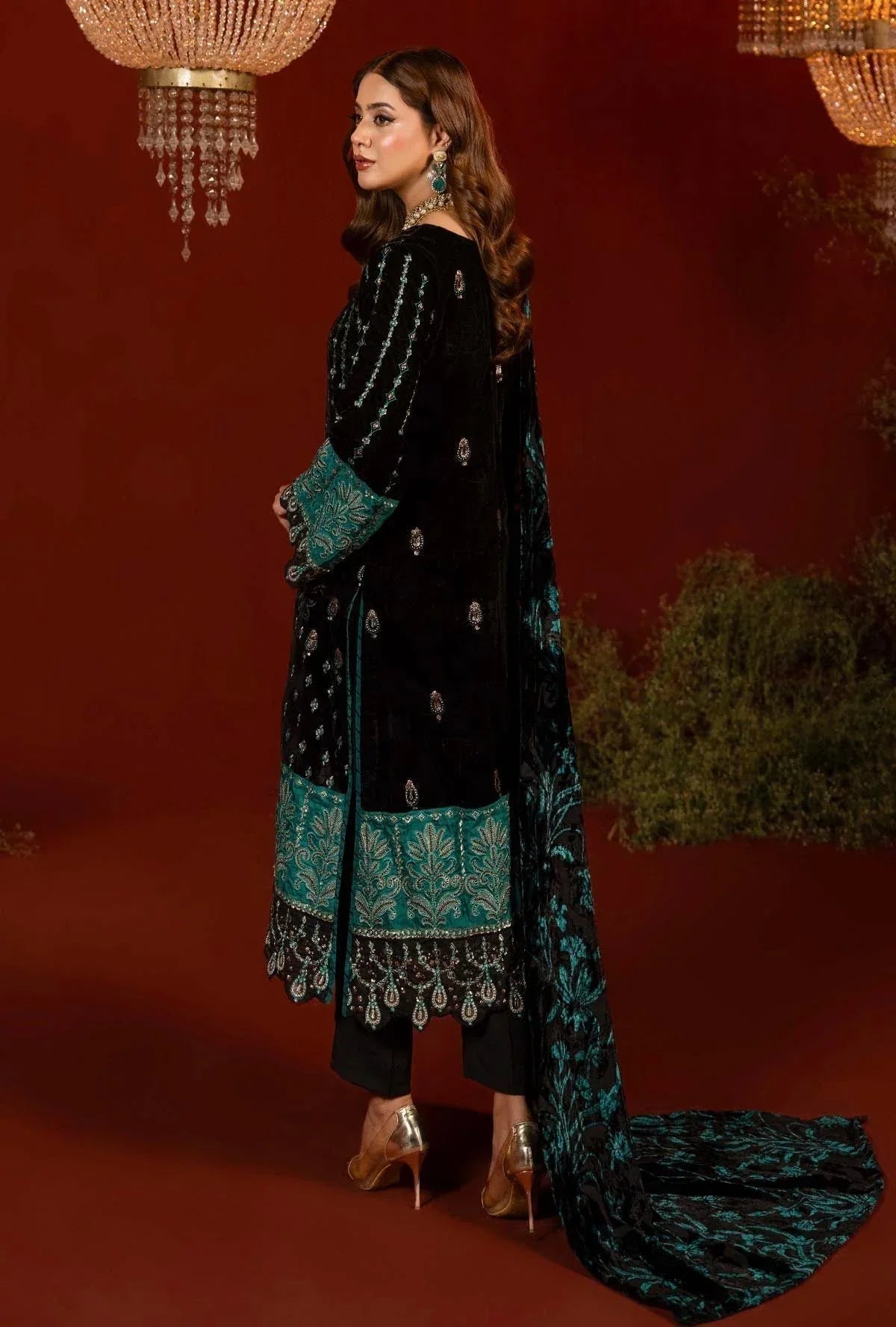 Adans Libas | Plachi Luxury Formals 24 | PLACHI 1413 - Rang-e-Khaas