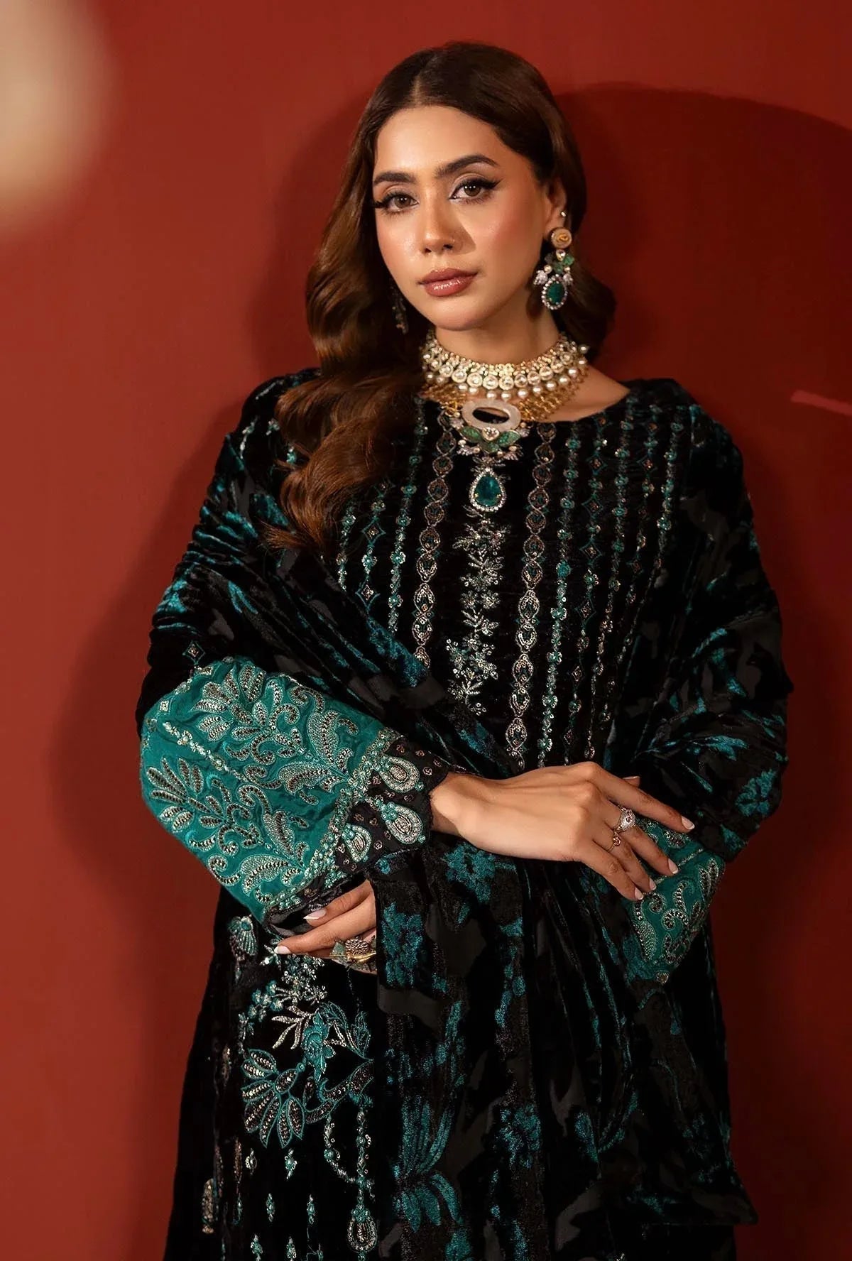 Adans Libas | Plachi Luxury Formals 24 | PLACHI 1413 - Rang-e-Khaas