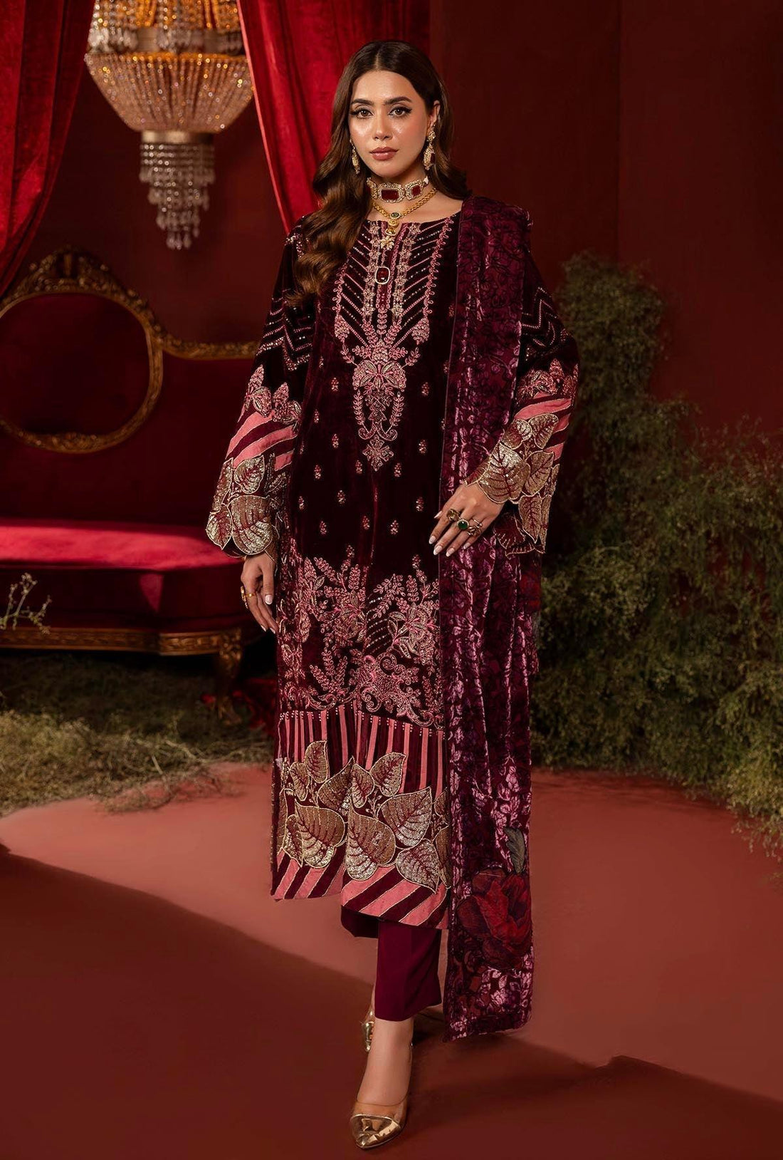 Adans Libas | Plachi Luxury Formals 24 | PLACHI 1412 - Rang-e-Khaas