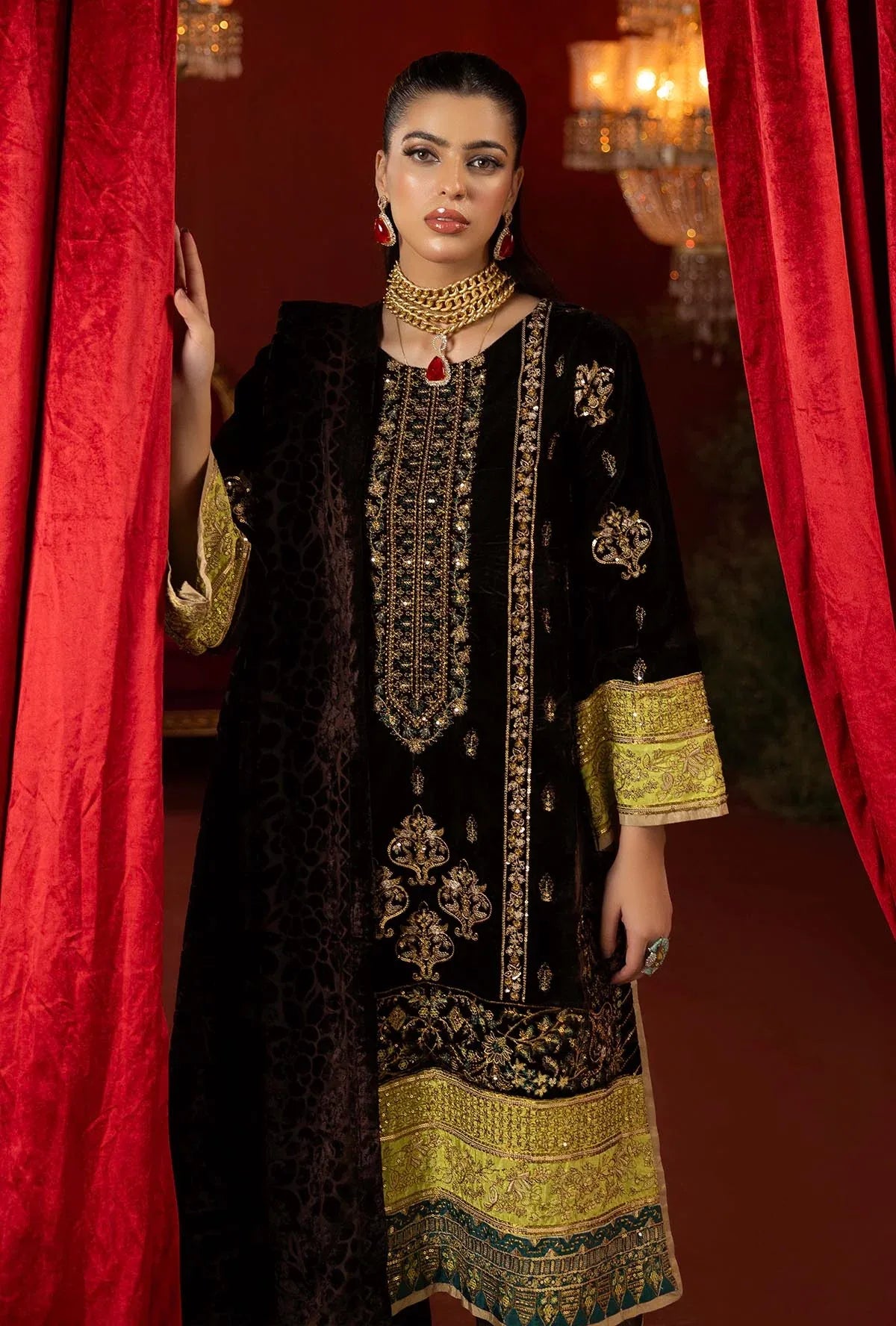 Adans Libas | Plachi Luxury Formals 24 | PLACHI 1416 - Rang-e-Khaas