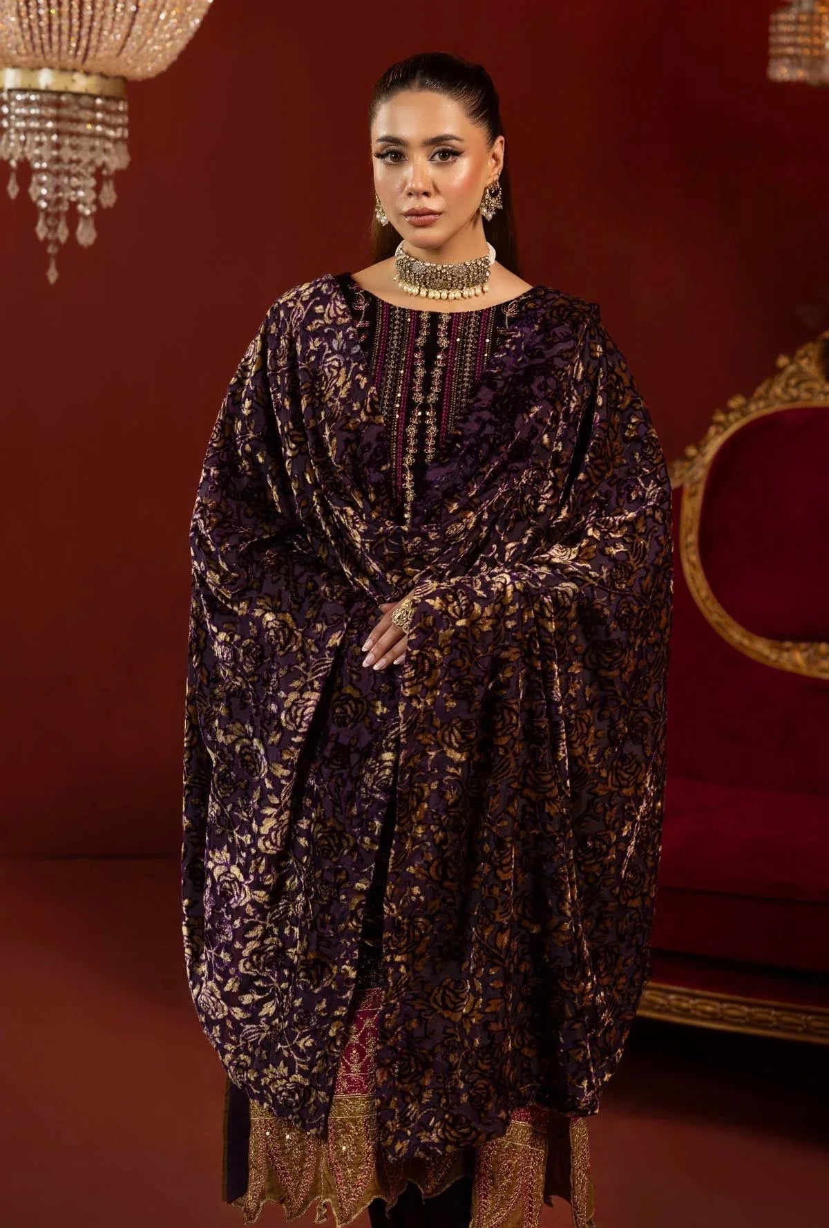 Adans Libas | Plachi Luxury Formals 24 | PLACHI 1417 - Rang-e-Khaas