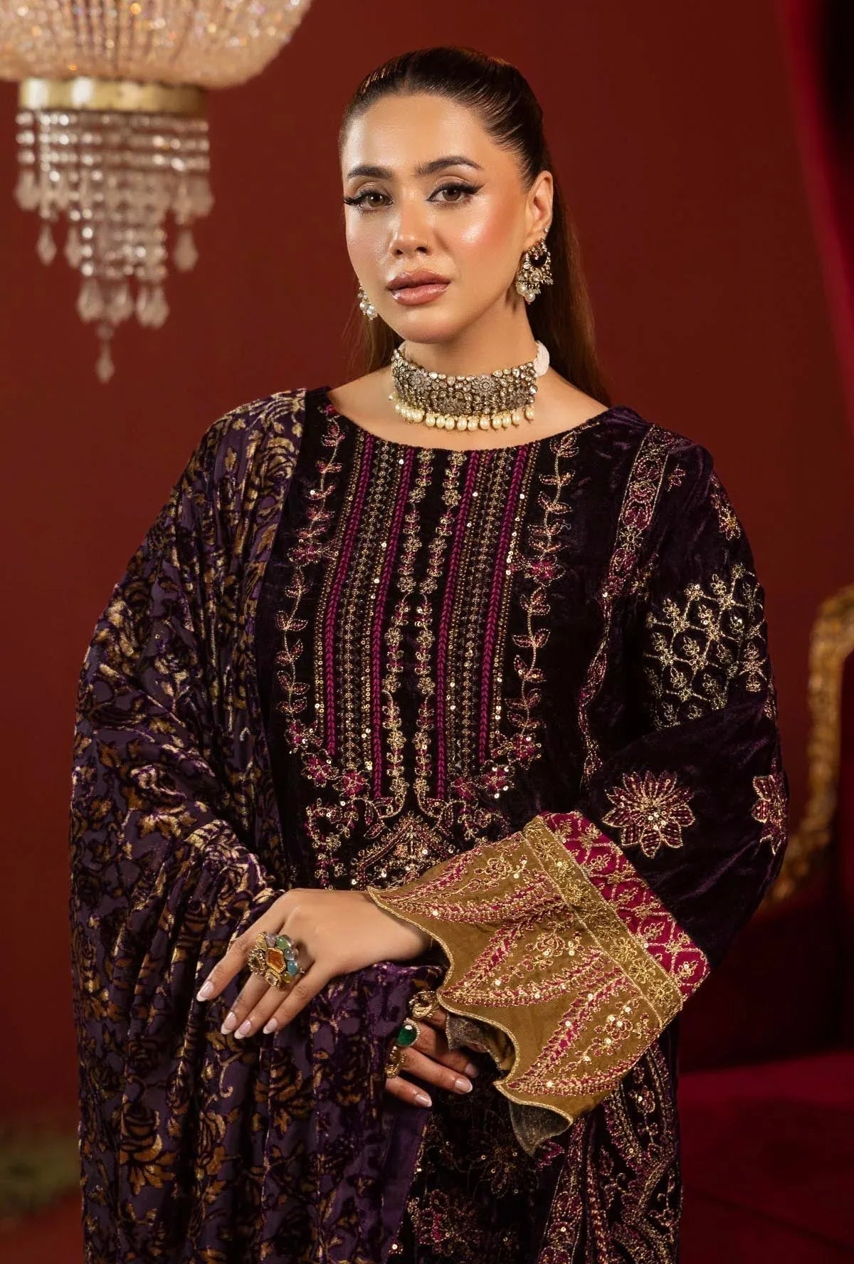 Adans Libas | Plachi Luxury Formals 24 | PLACHI 1417 - Rang-e-Khaas