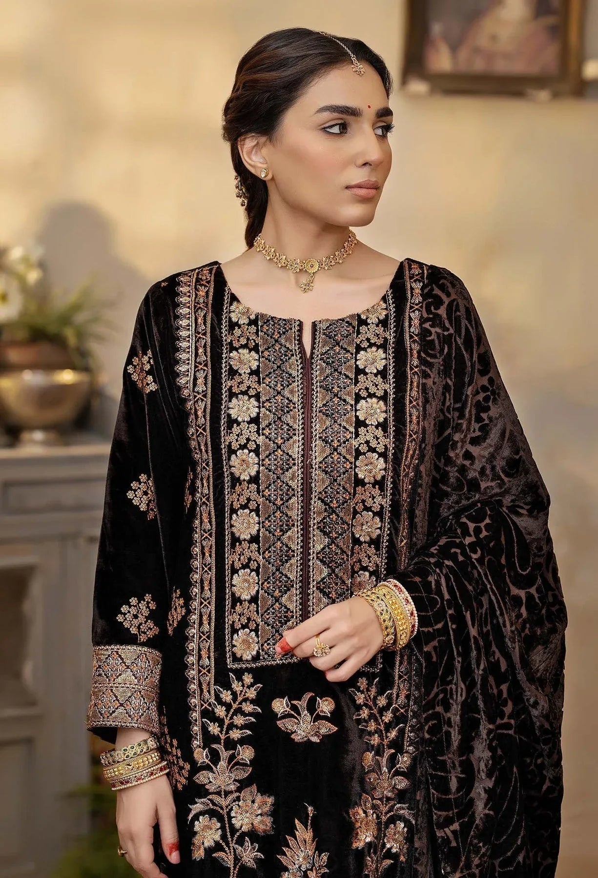 Adans Libas | Plachi Luxury Formals 24 | PLACHI 4445 - Rang-e-Khaas