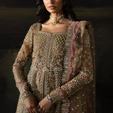 Hayat by Afrozeh Embroidered Organza 3Pc Suit AFH-24-01 SUHANA