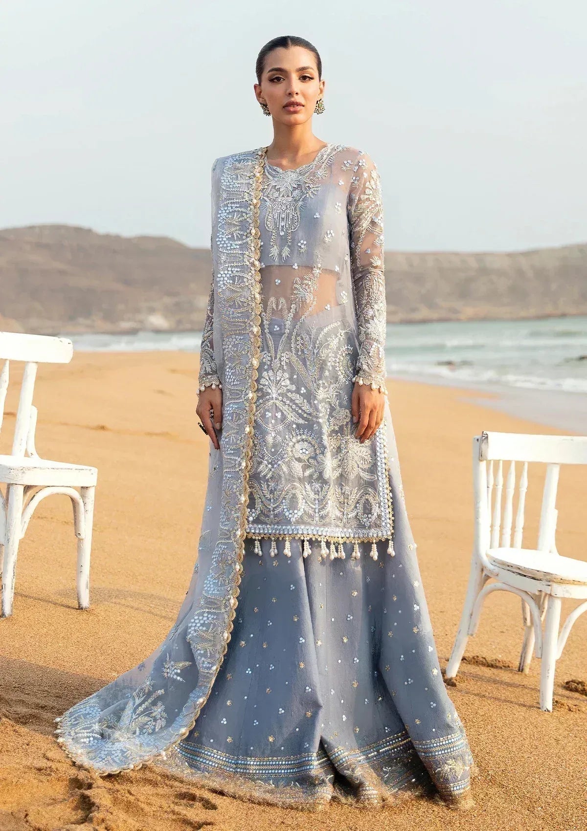 Afrozeh | Dastangoi Wedding Formal'24 | AWE-01 NASHMIA - Rang-e-Khaas