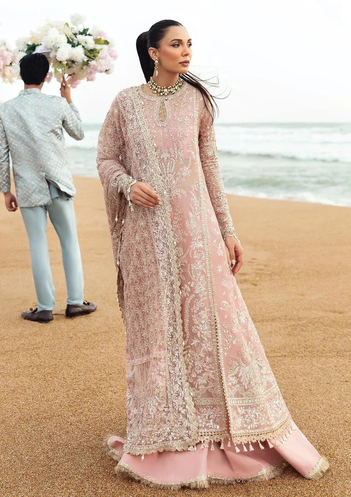 Afrozeh | Dastangoi Wedding Formal'24 | AWE-03 SHAZMA - Rang-e-Khaas