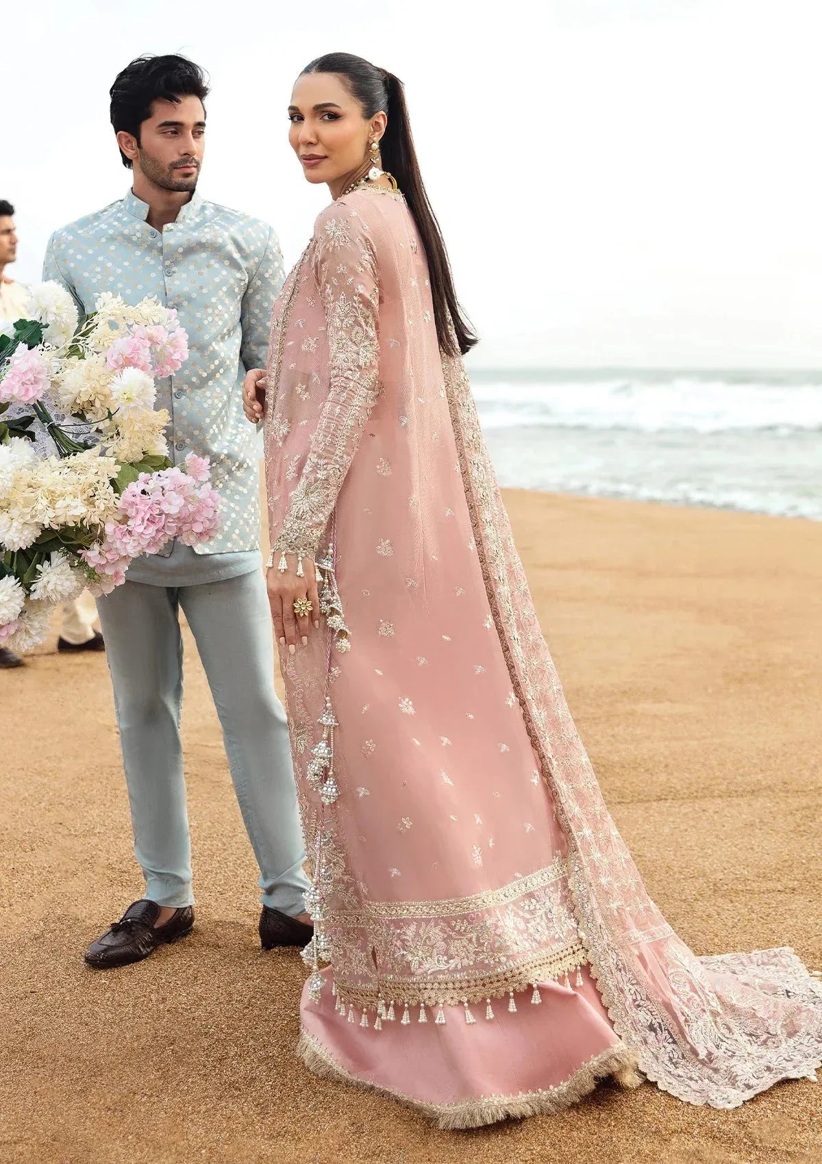 Afrozeh | Dastangoi Wedding Formal'24 | AWE-03 SHAZMA - Rang-e-Khaas