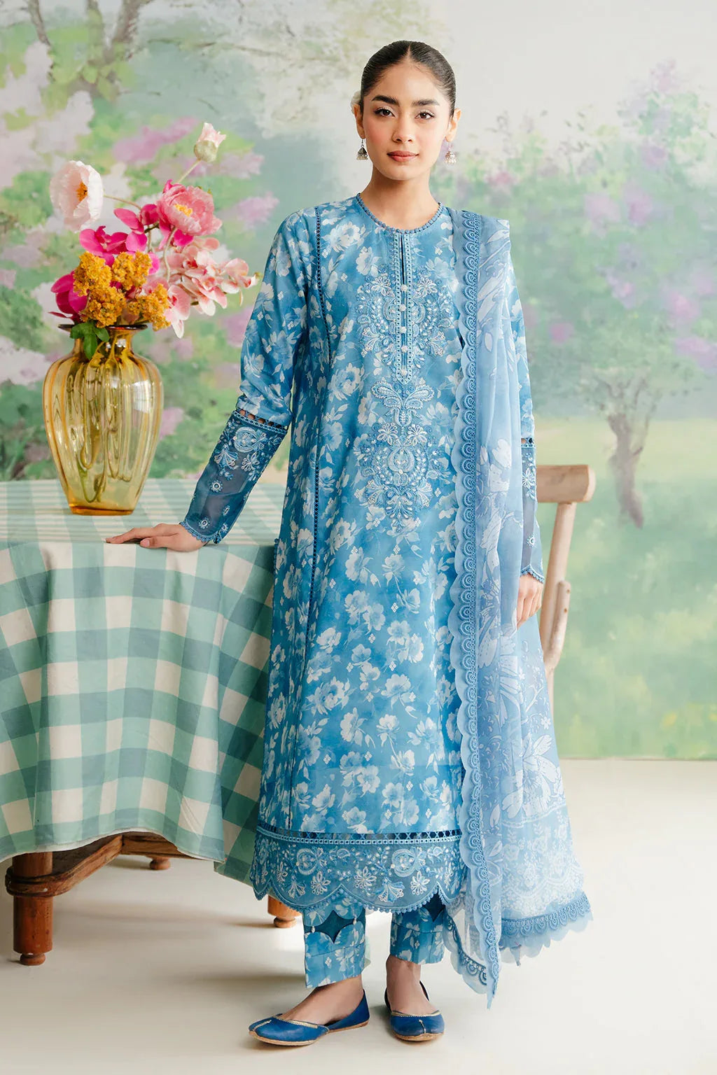 Afrozeh | The Floral Charm | Nigella - Rang-e-Khaas