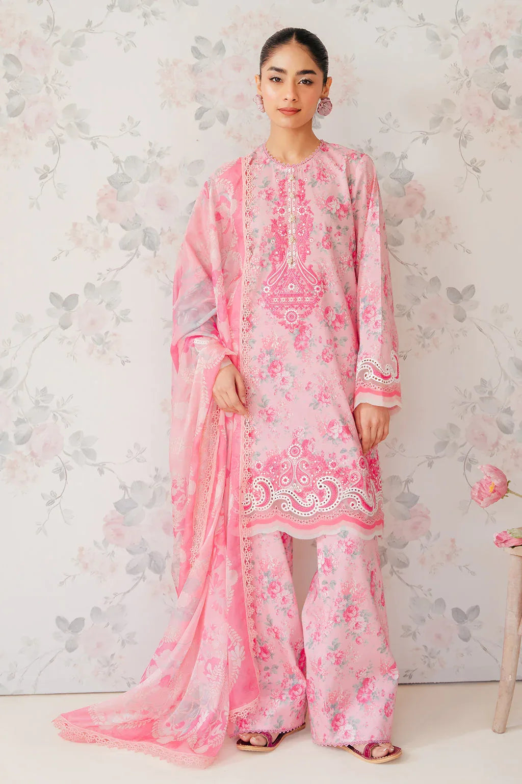 Afrozeh | The Floral Charm | Begonia - Rang-e-Khaas