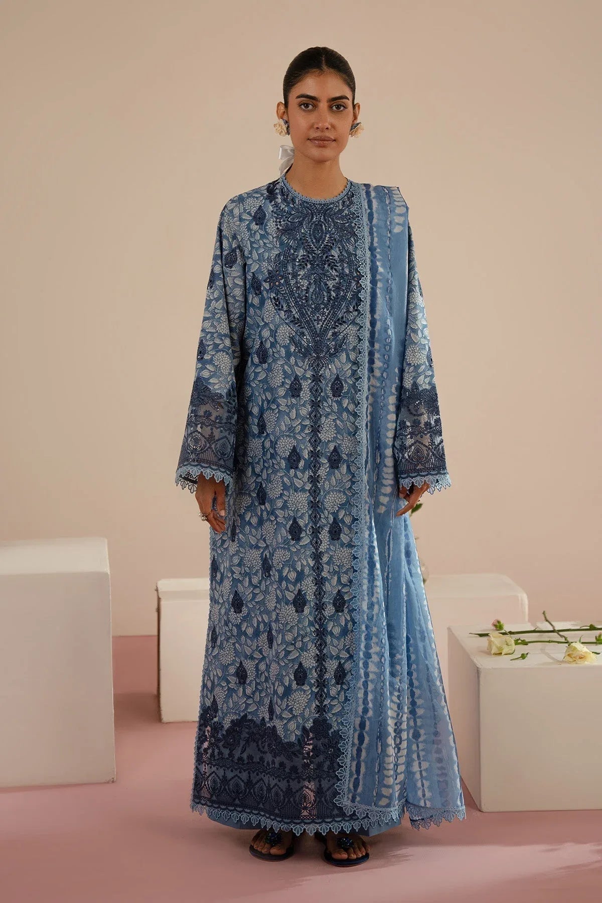 Afrozeh | Floral Charm 25 | Kalina - Rang-e-Khaas