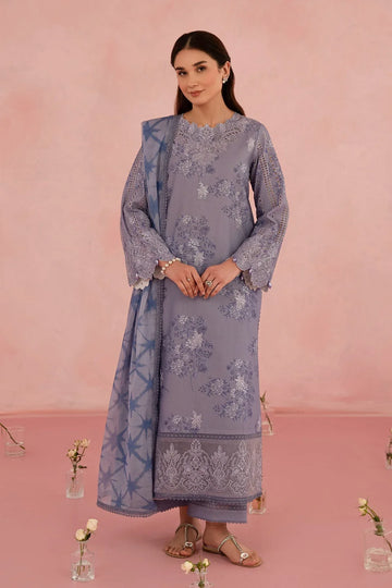 Afrozeh | Floral Charm 25 | Columbine - Rang-e-Khaas