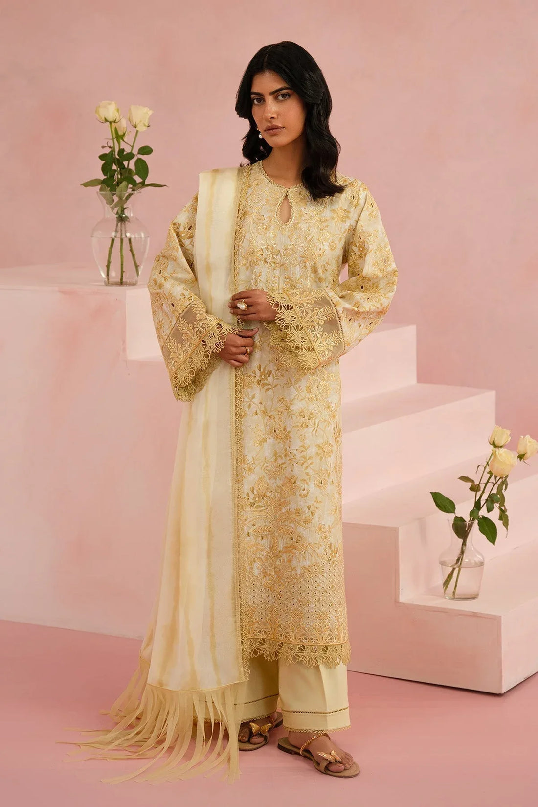 Afrozeh | Floral Charm 25 | Arbor - Rang-e-Khaas