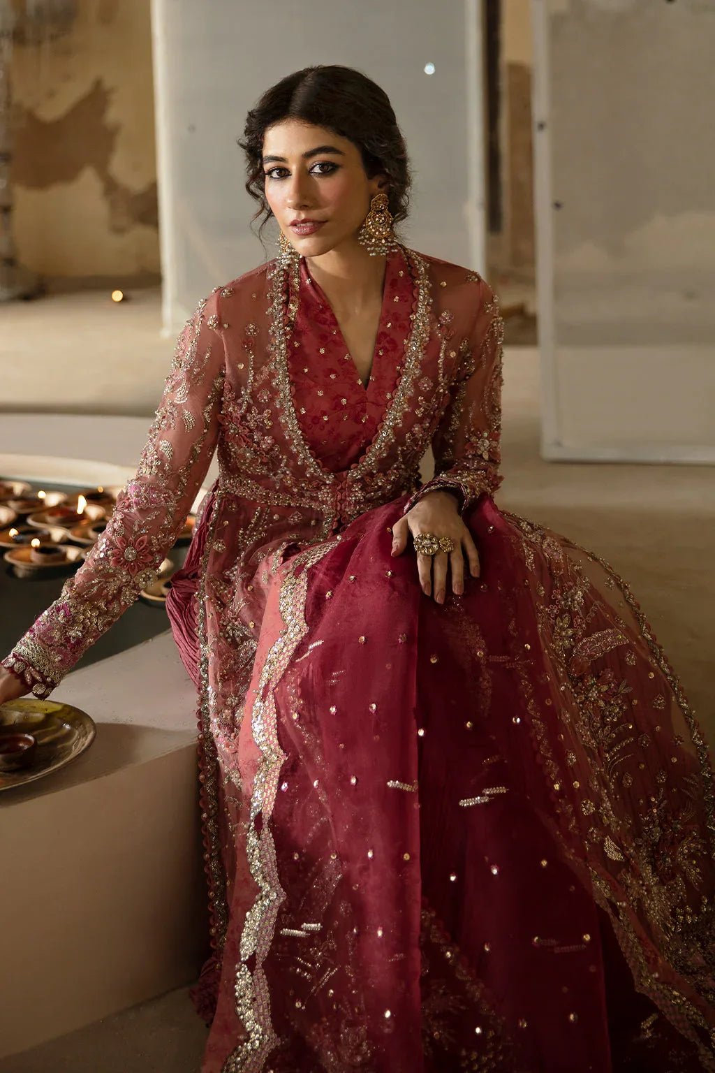 Afrozeh | Hayat Wedding Formals 24 | Mehreen - Rang-e-Khaas