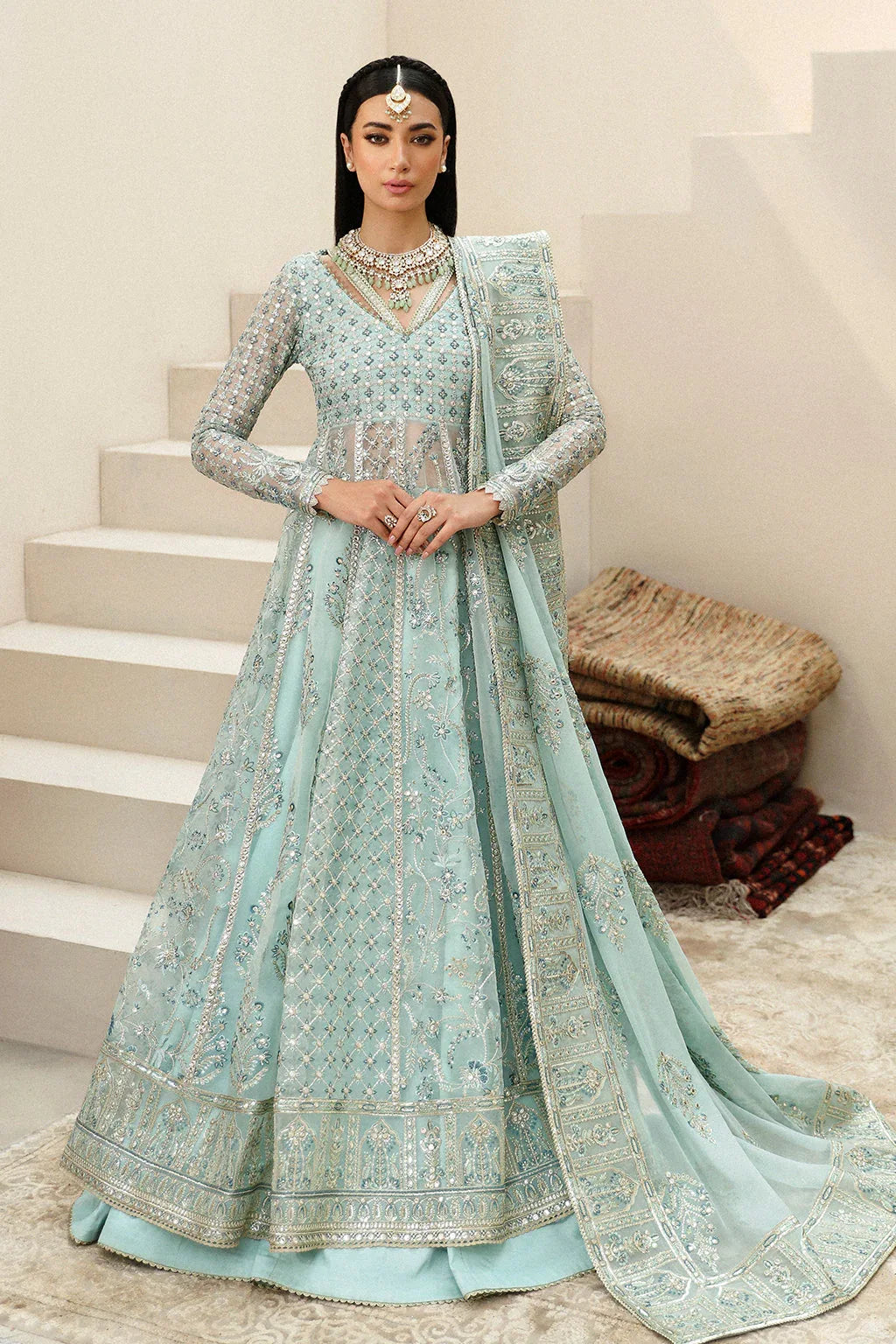 Afrozeh | Shehnai Wedding Formals 24 | Tazmeen - Rang-e-Khaas