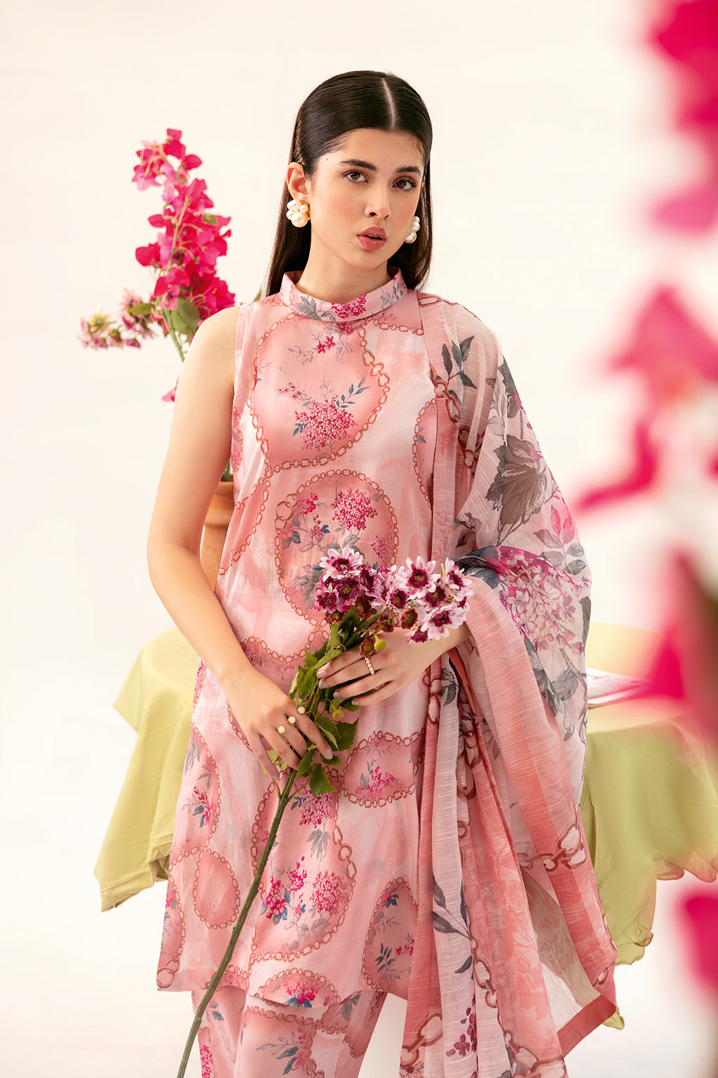 Afsanah | Ready to Wear |  Pink Tint AP-07
