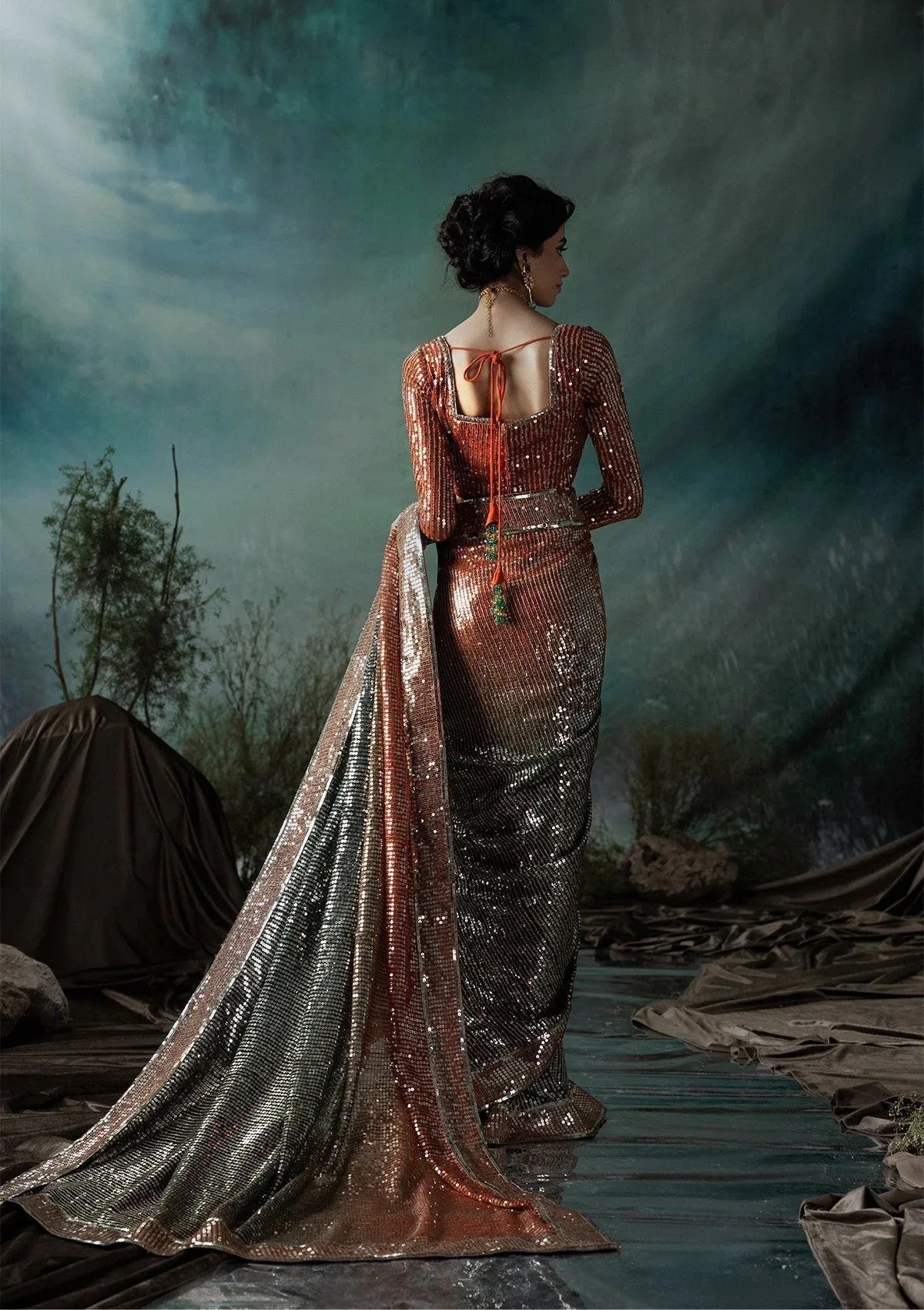 Aik Atelier | Sari Edit 2024 | SARI EDIT '24 VOL. 1 - LOOK 02 - Rang-e-Khaas