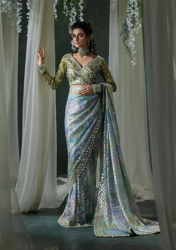 Aik Atelier | Sari Edit 2024 | SARI EDIT '24 VOL. 1 - LOOK 06 - Rang-e-Khaas