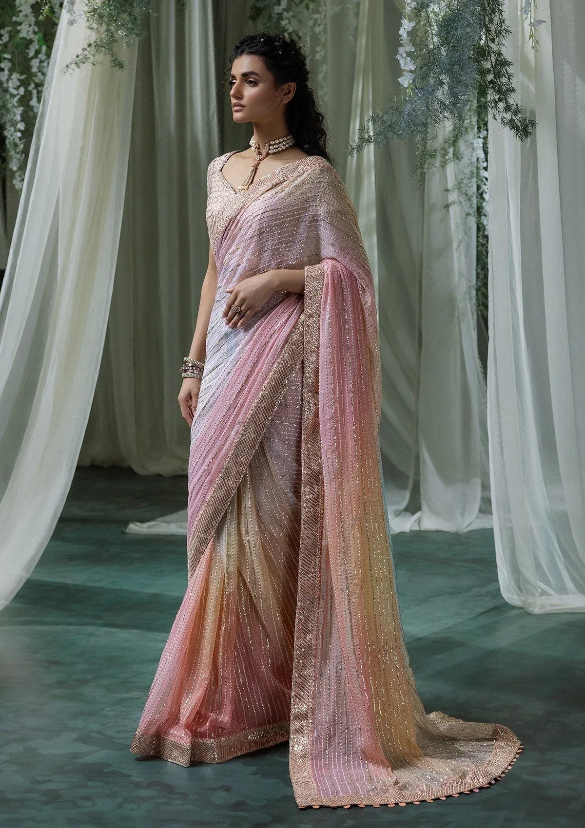 Aik Atelier | Sari Edit 2024 | SARI EDIT '24 VOL. 1 - LOOK 07 - Rang-e-Khaas