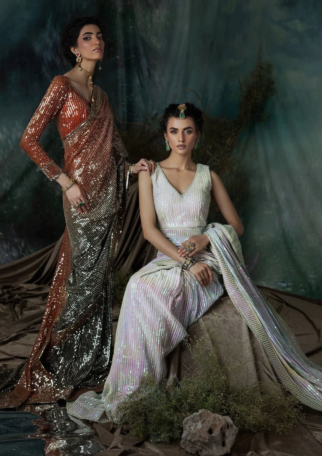 Aik Atelier | Sari Edit 2024 | SARI EDIT '24 VOL. 1 - LOOK 01 - Rang-e-Khaas