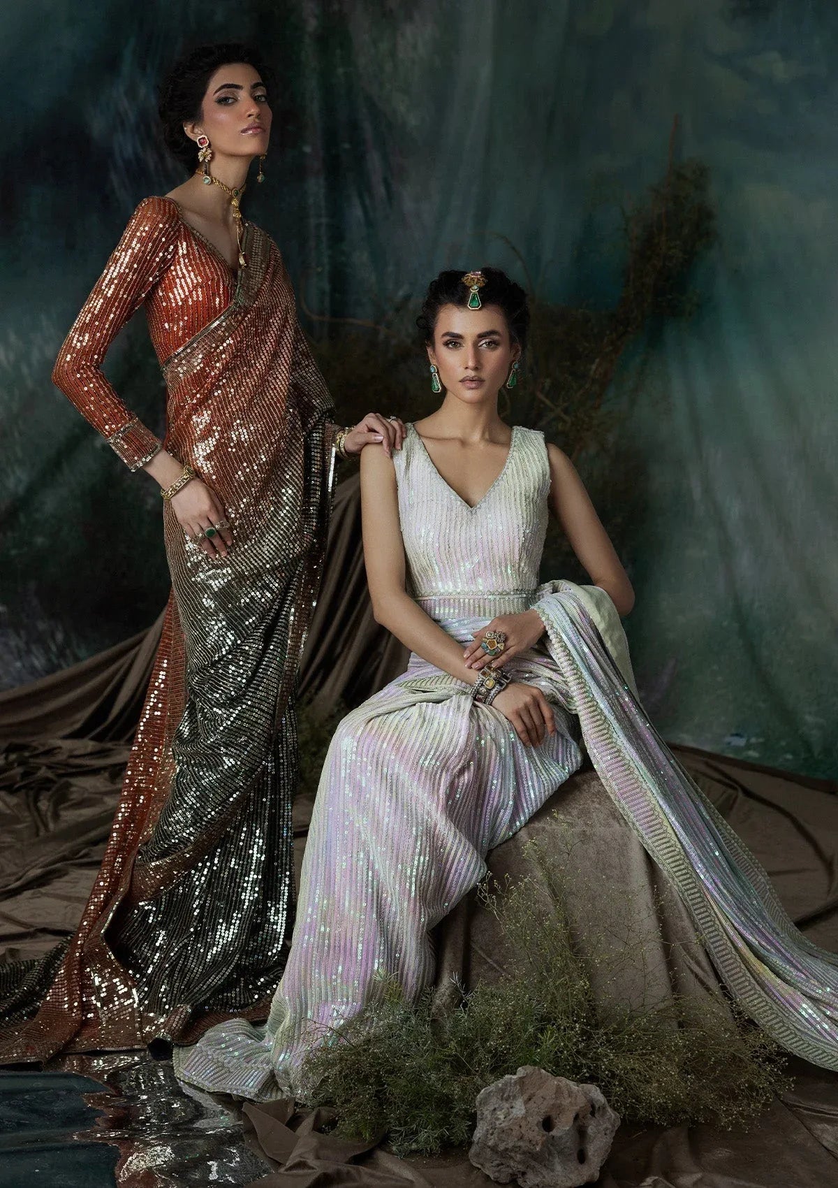 Aik Atelier | Sari Edit 2024 | SARI EDIT '24 VOL. 1 - LOOK 01 - Rang-e-Khaas