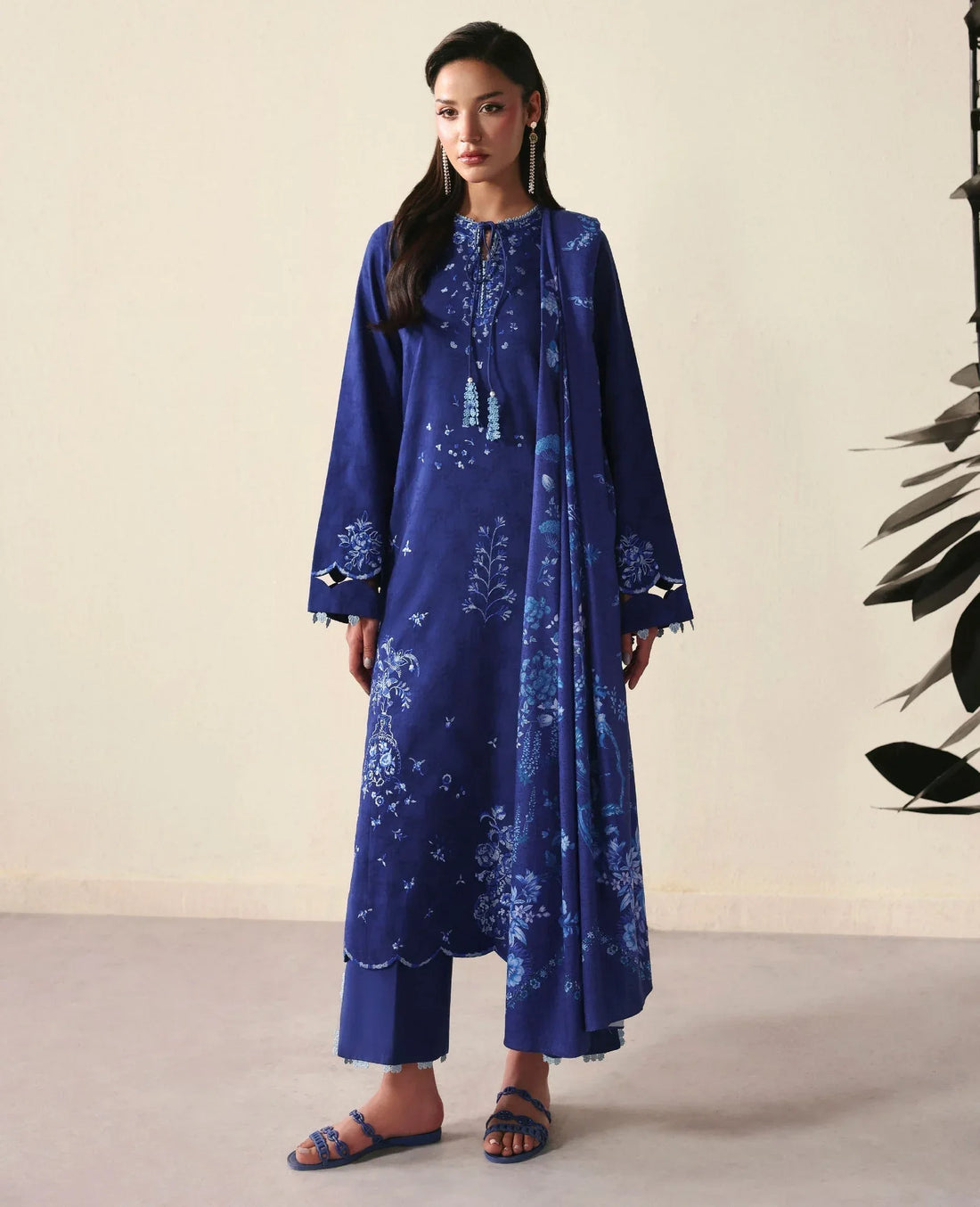 Republic Womenswear | Basics Winter 25 | Ailina - Rang-e-Khaas