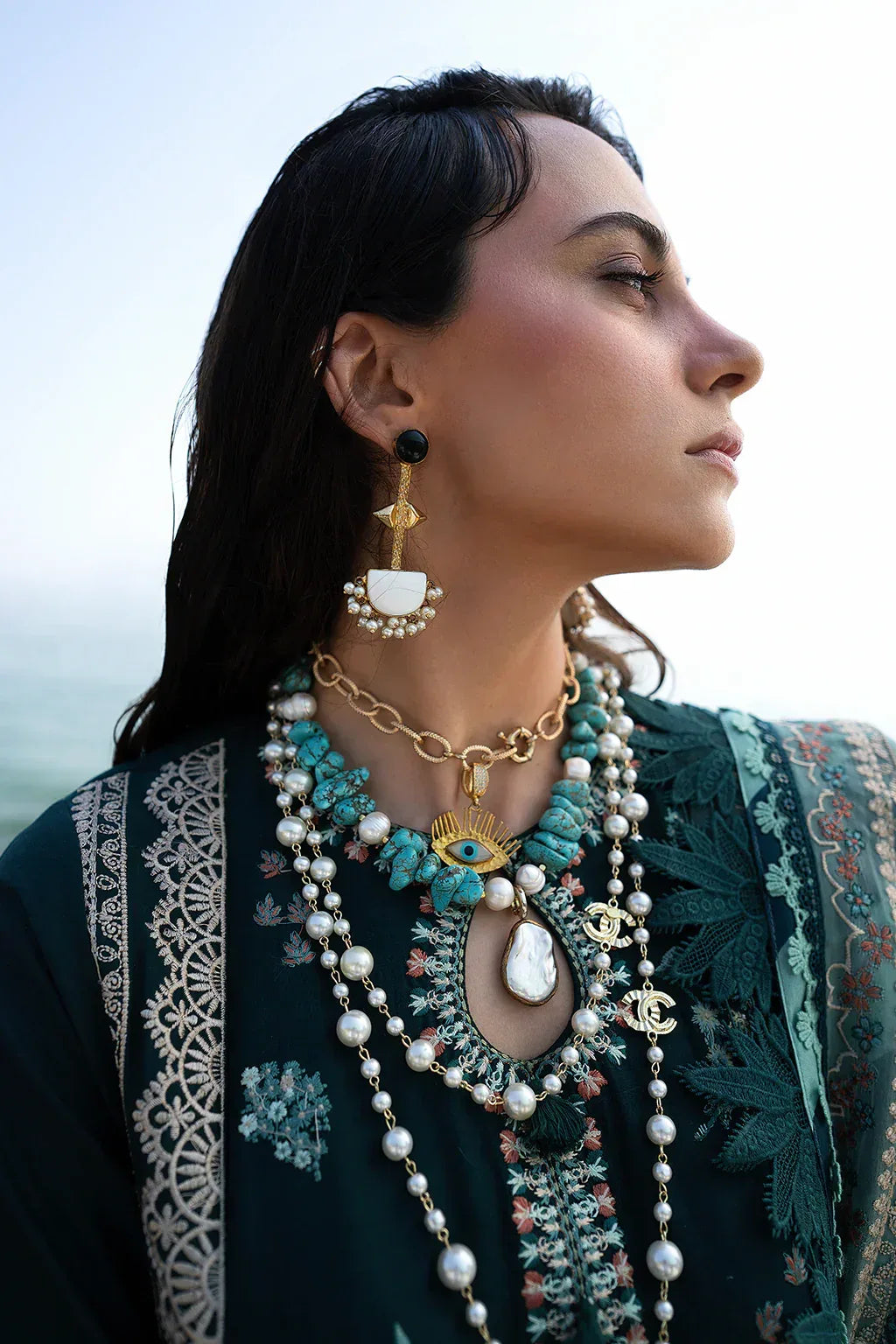 AJR Couture | Alif Signature Luxury Lawn 24 | Celia - Rang-e-Khaas