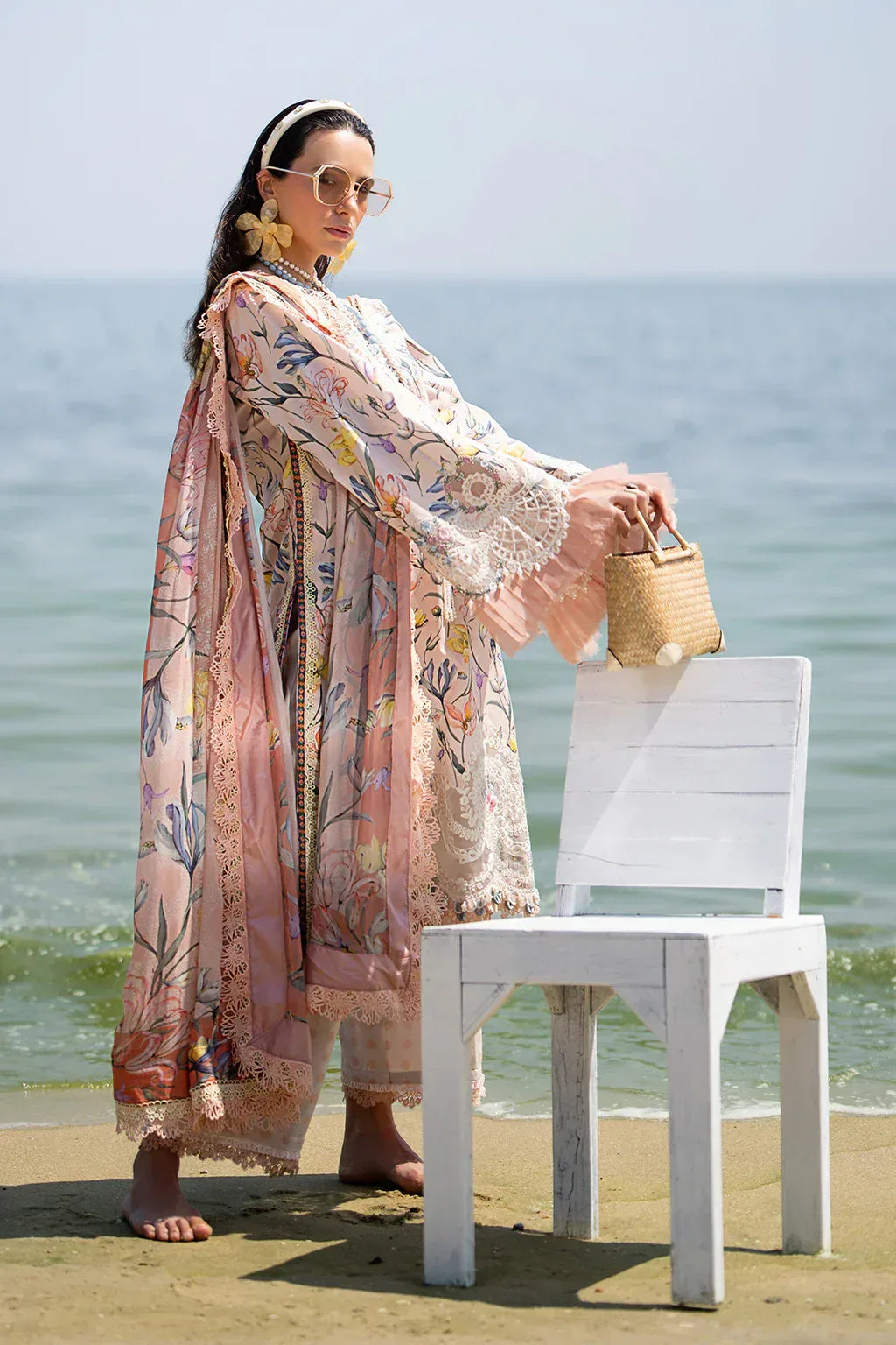 AJR Couture | Alif Signature Luxury Lawn 24 | Blooming - Rang-e-Khaas