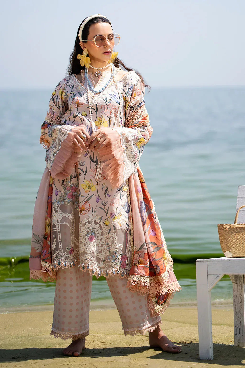 AJR Couture | Alif Signature Luxury Lawn 24 | Blooming - Rang-e-Khaas