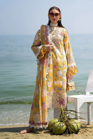 AJR Couture | Alif Signature Luxury Lawn 24 | Sunlit - Rang-e-Khaas