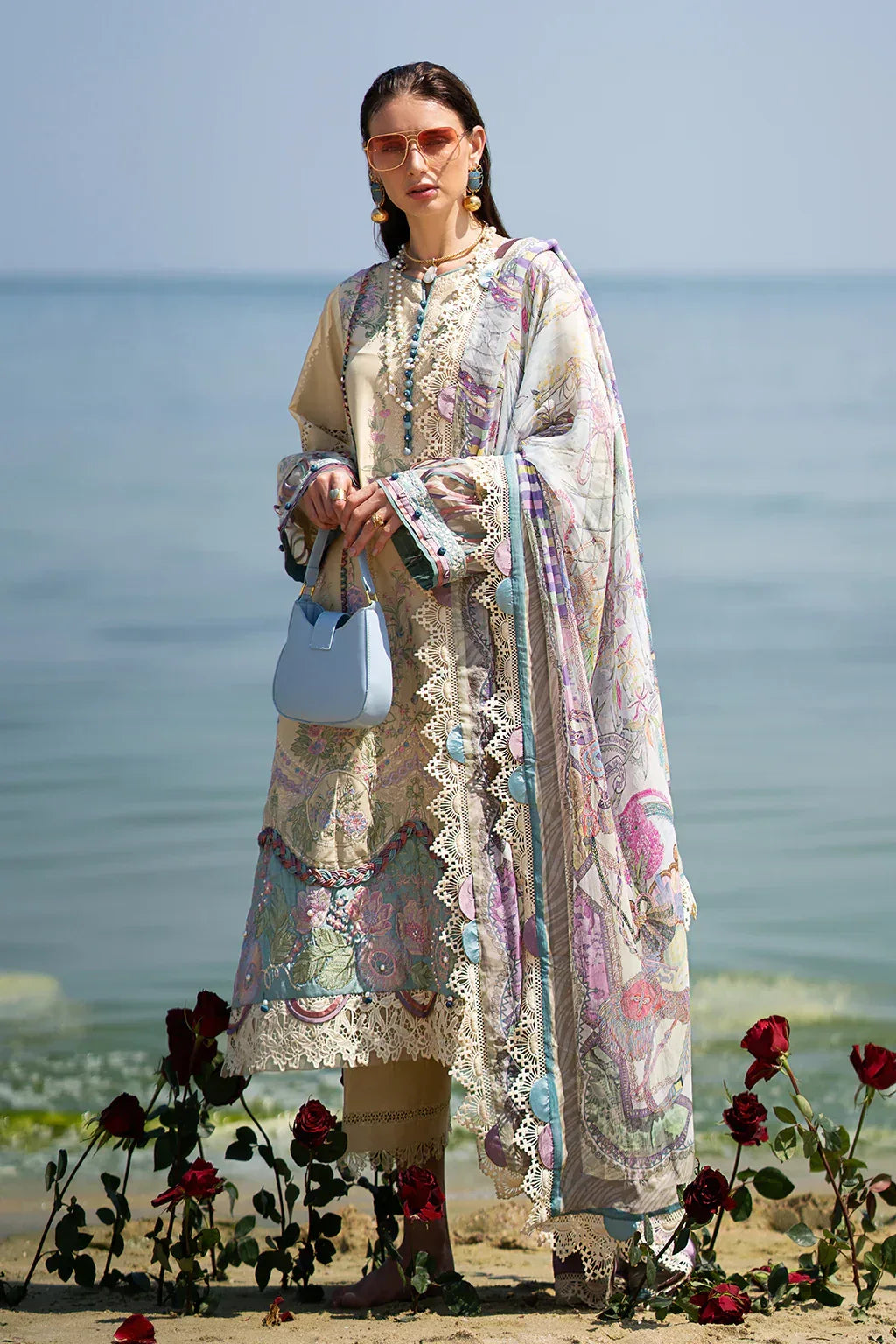 AJR Couture | Alif Signature Luxury Lawn 24 | Coraline - Rang-e-Khaas