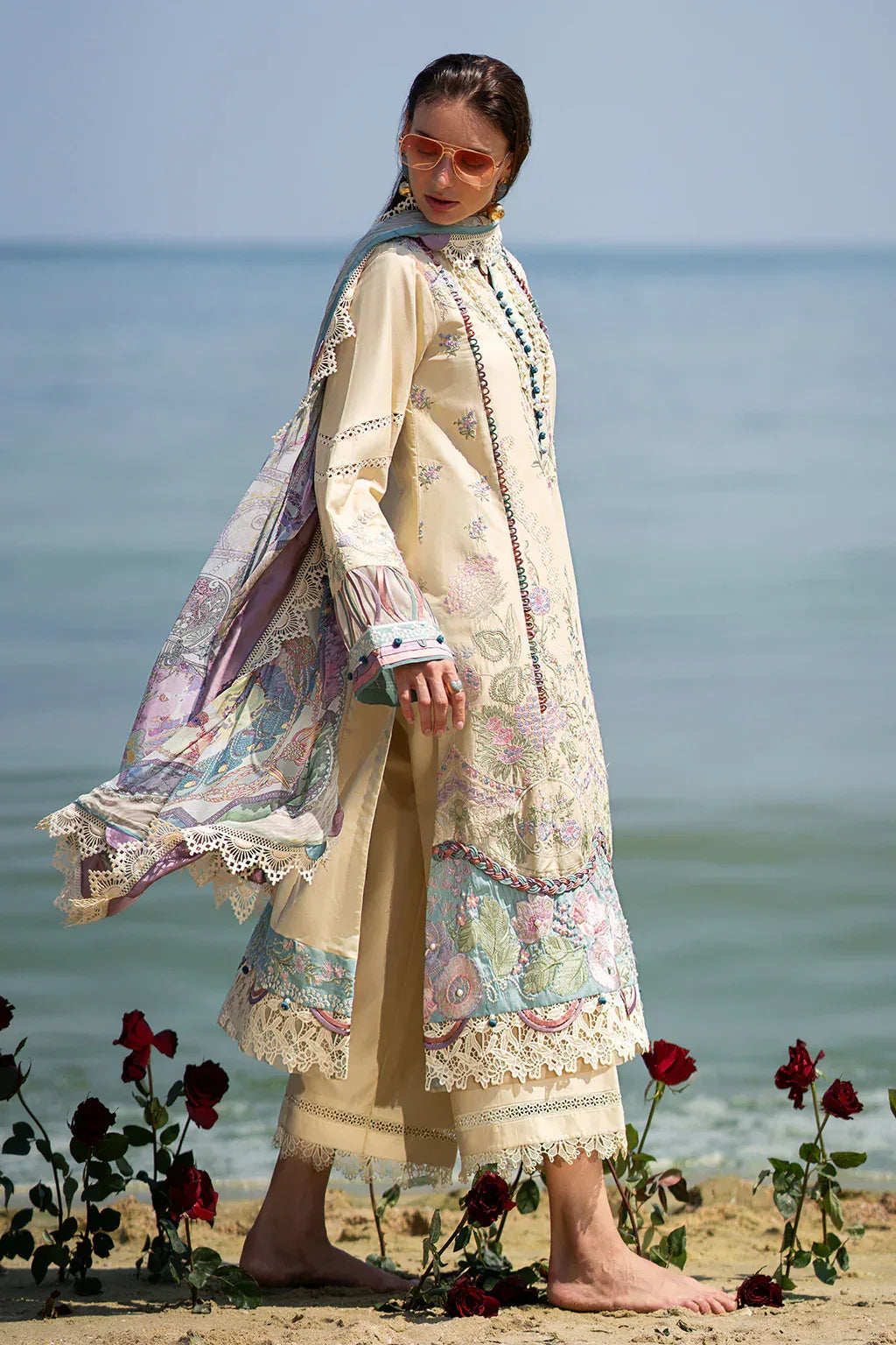 AJR Couture | Alif Signature Luxury Lawn 24 | Coraline - Rang-e-Khaas