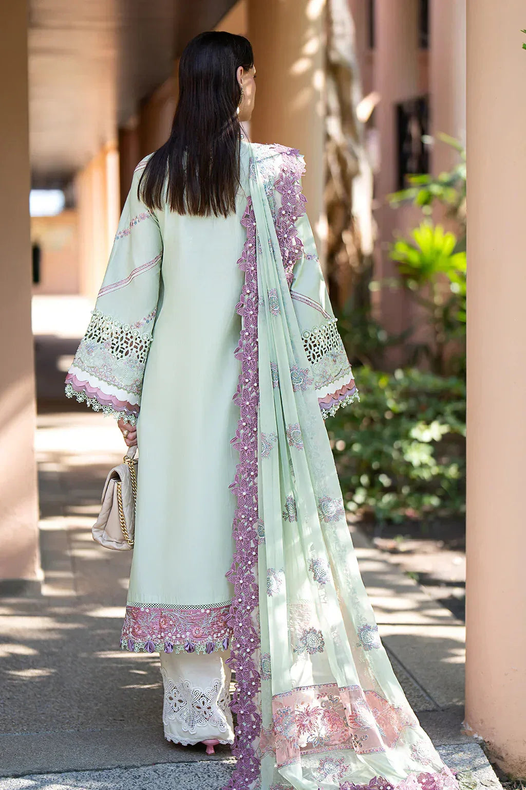 AJR Couture | Alif Signature Luxury Lawn 24 | Aura - Rang-e-Khaas