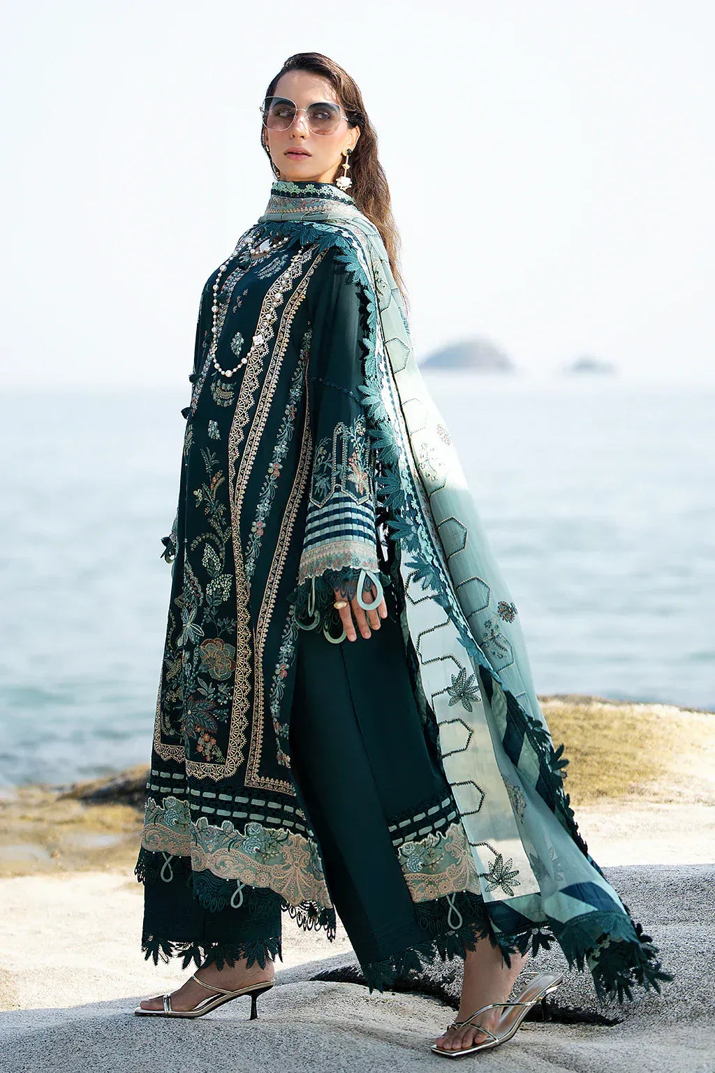 AJR Couture | Alif Signature Luxury Lawn 24 | Celia - Rang-e-Khaas