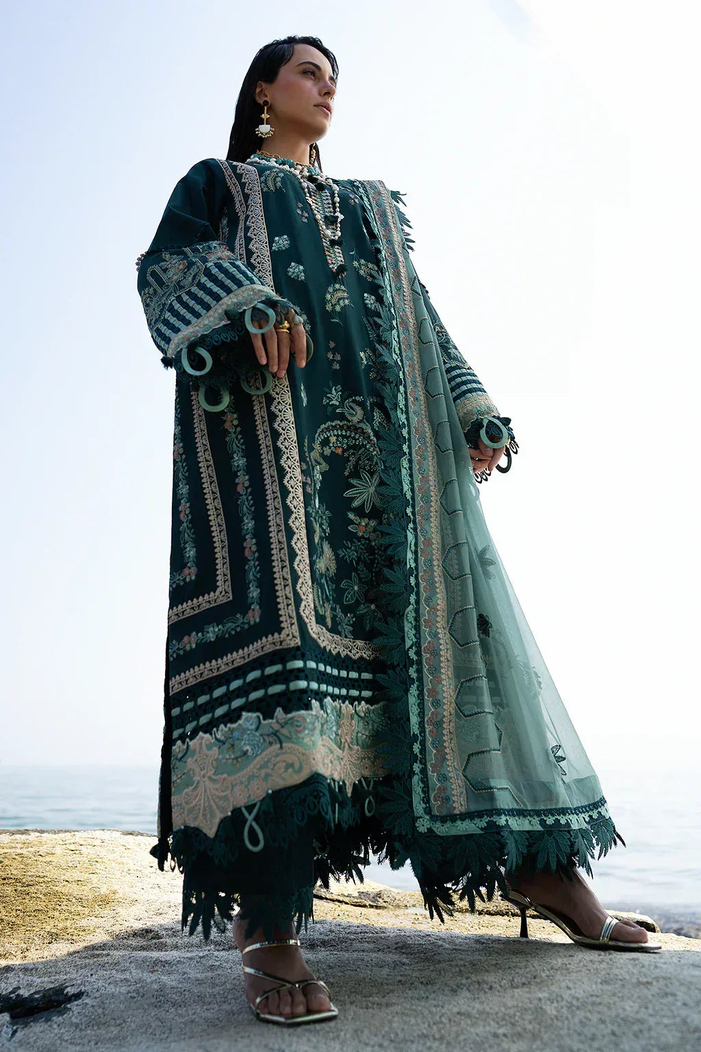 AJR Couture | Alif Signature Luxury Lawn 24 | Celia - Rang-e-Khaas