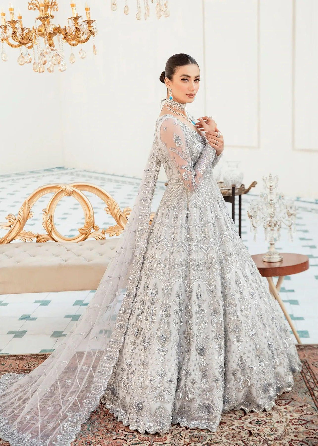 Akbar Aslam | Orphic Bridals | Slate - Rang-e-Khaas