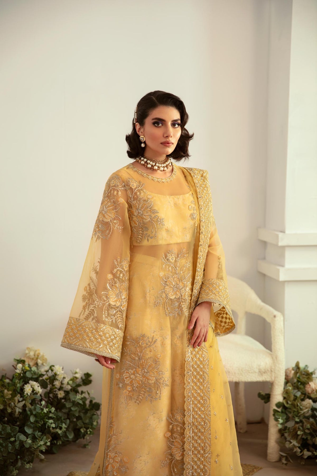 Akbar Aslam | Velora Formal Pret | Fawn - Rang-e-Khaas