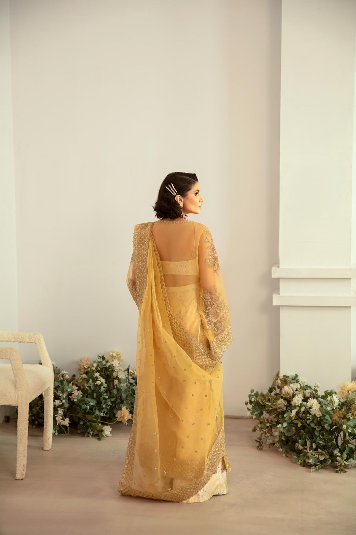 Akbar Aslam | Velora Formal Pret | Fawn - Rang-e-Khaas