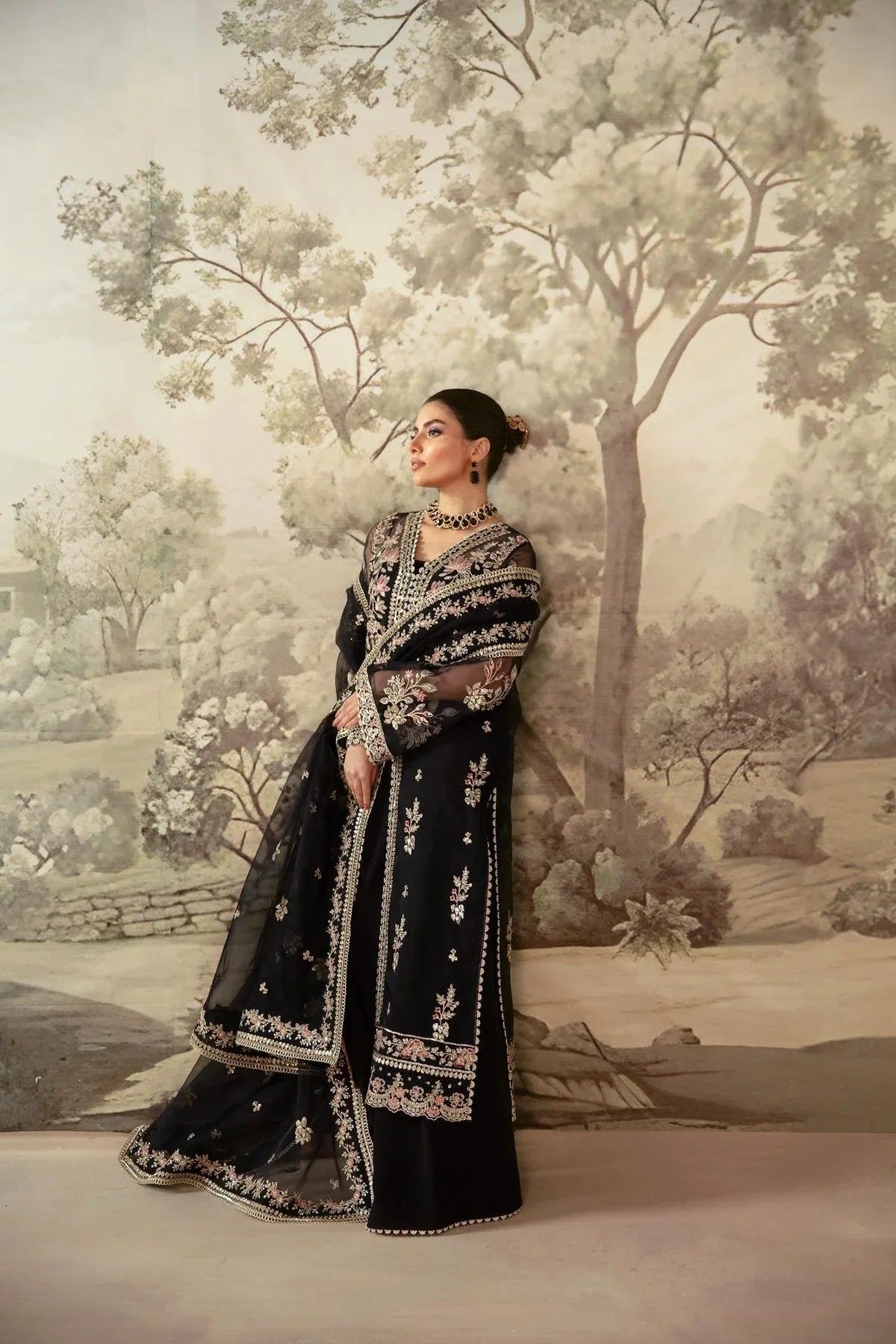 Akbar Aslam | Velora Formal Pret | Nebula - Rang-e-Khaas