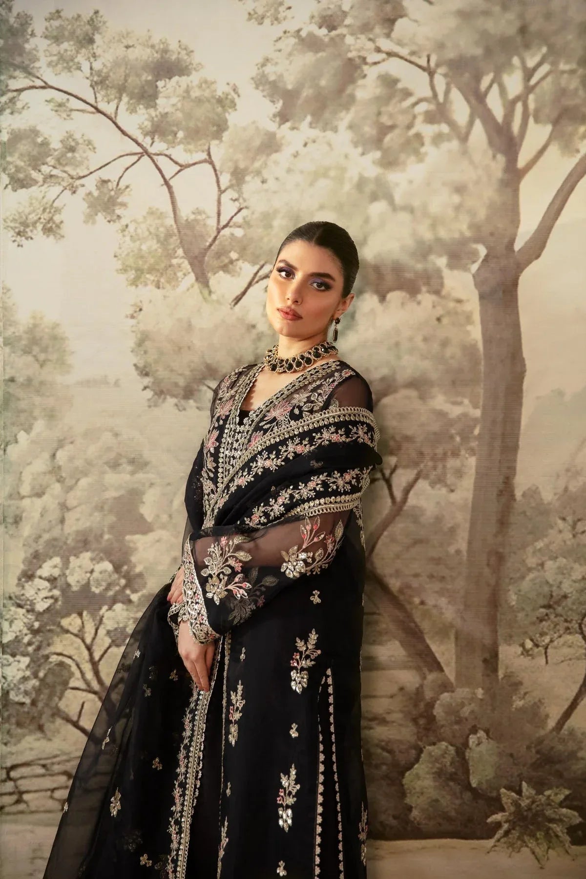 Akbar Aslam | Velora Formal Pret | Nebula - Rang-e-Khaas
