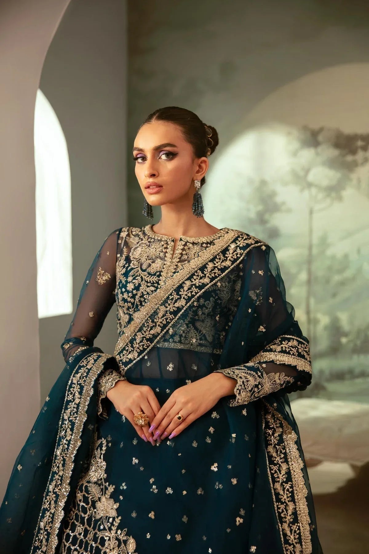 Akbar Aslam | Velora Formal Pret | Beryl - Rang-e-Khaas