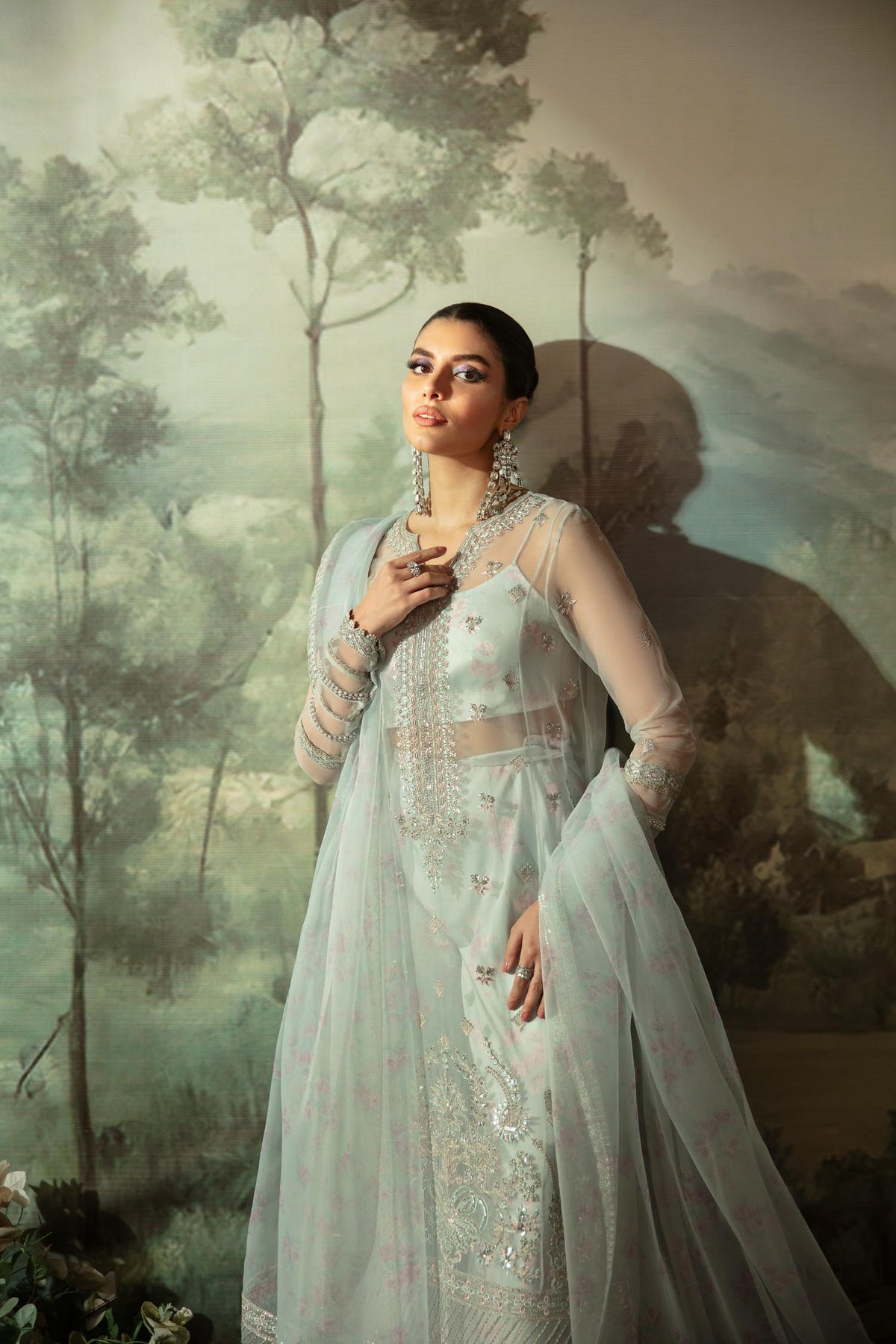 Akbar Aslam | Velora Formal Pret | Ecru - Rang-e-Khaas