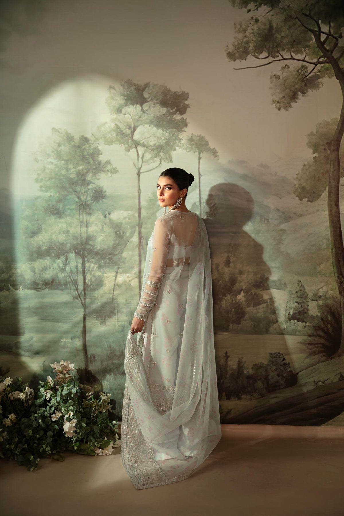 Akbar Aslam | Velora Formal Pret | Ecru - Rang-e-Khaas